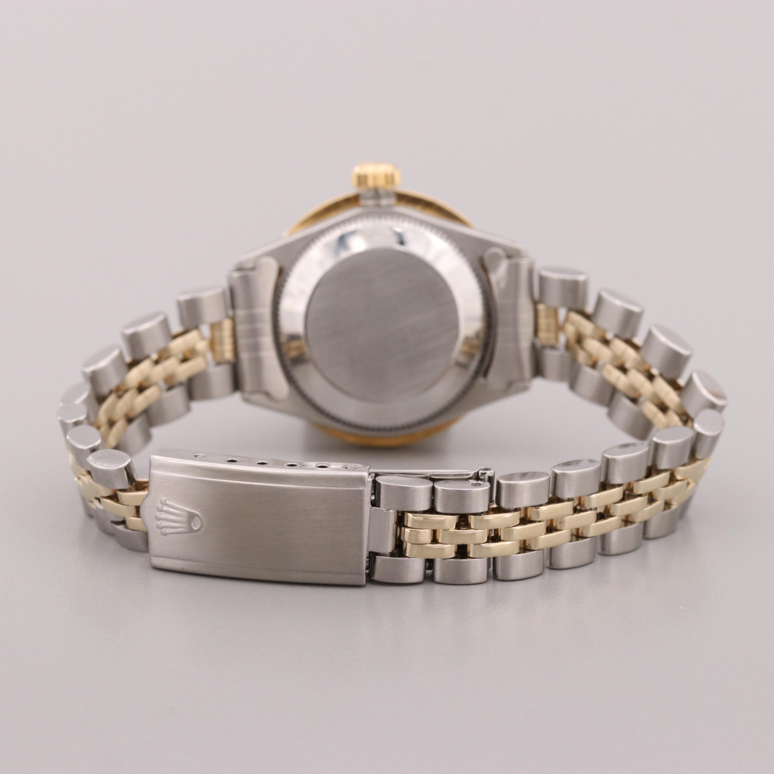 Rolex Datejust Stainless Steel, 14K Yellow Gold and Diamond Watch, 1968