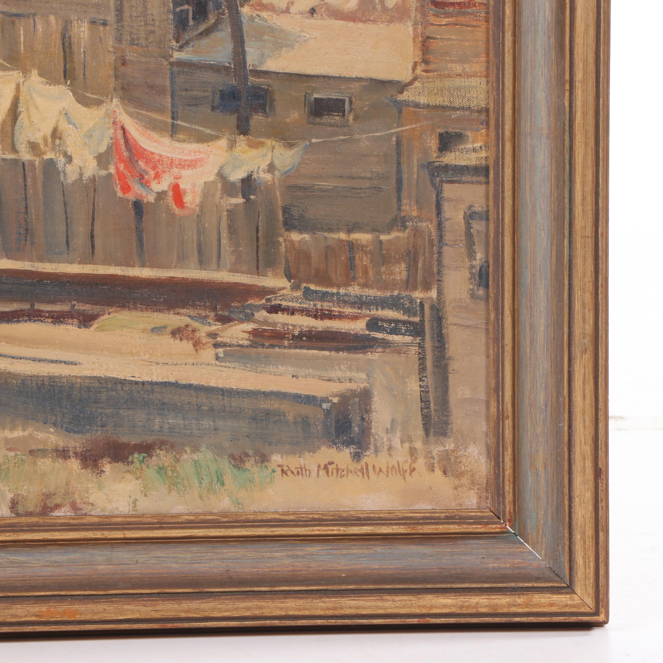 Ruth Mitchell Wolff Landscape Oil Painting