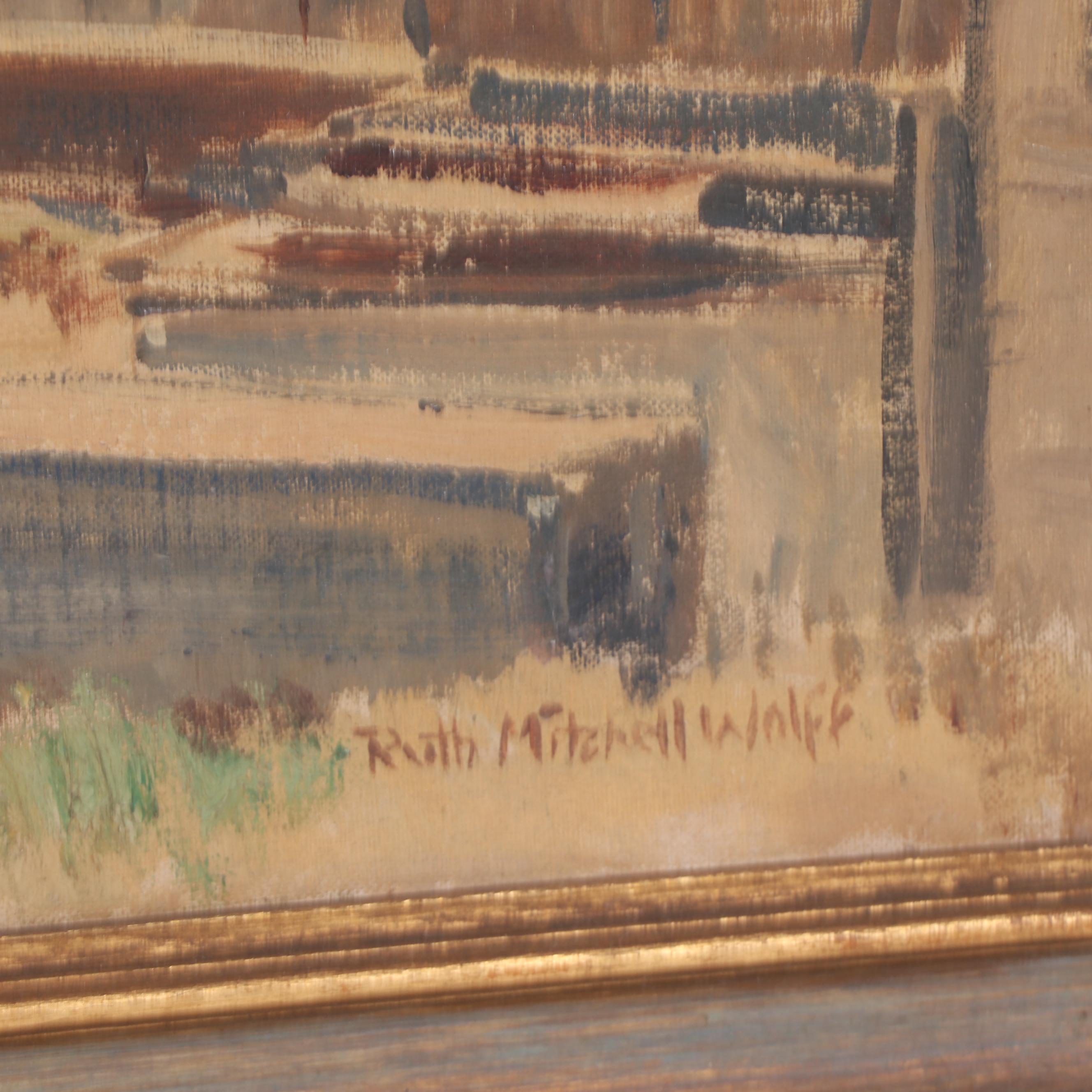 Ruth Mitchell Wolff Landscape Oil Painting