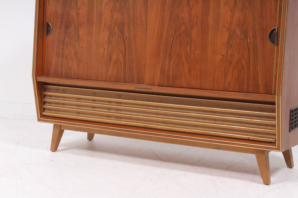 Telefunken Salzburg Teak Stereo Cabinet, Mid-Century