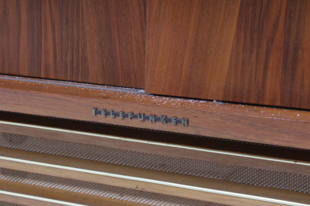 Telefunken Salzburg Teak Stereo Cabinet, Mid-Century