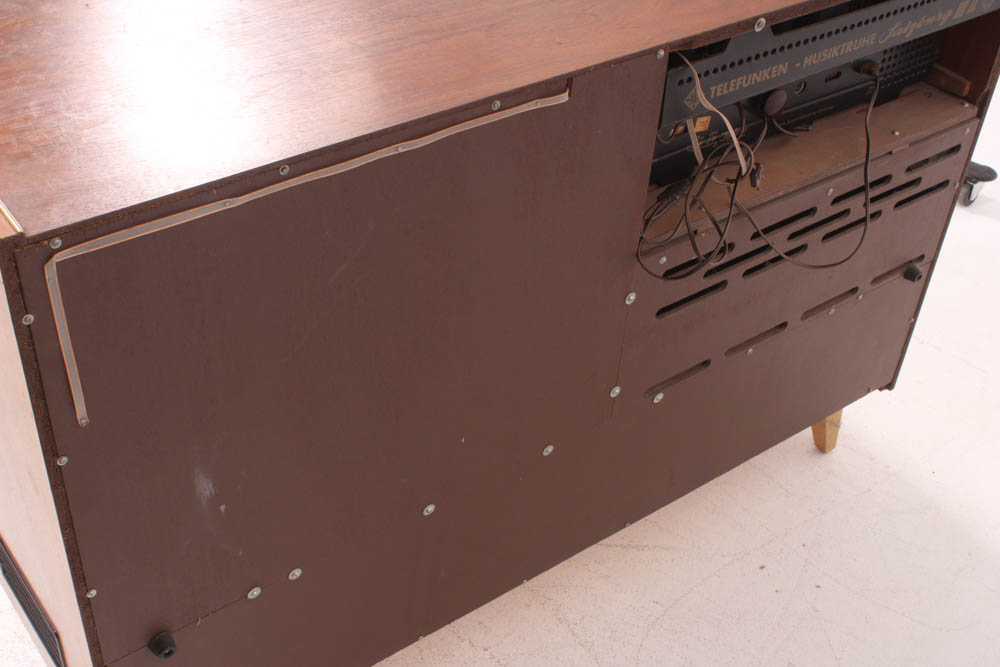 Telefunken Salzburg Teak Stereo Cabinet, Mid-Century