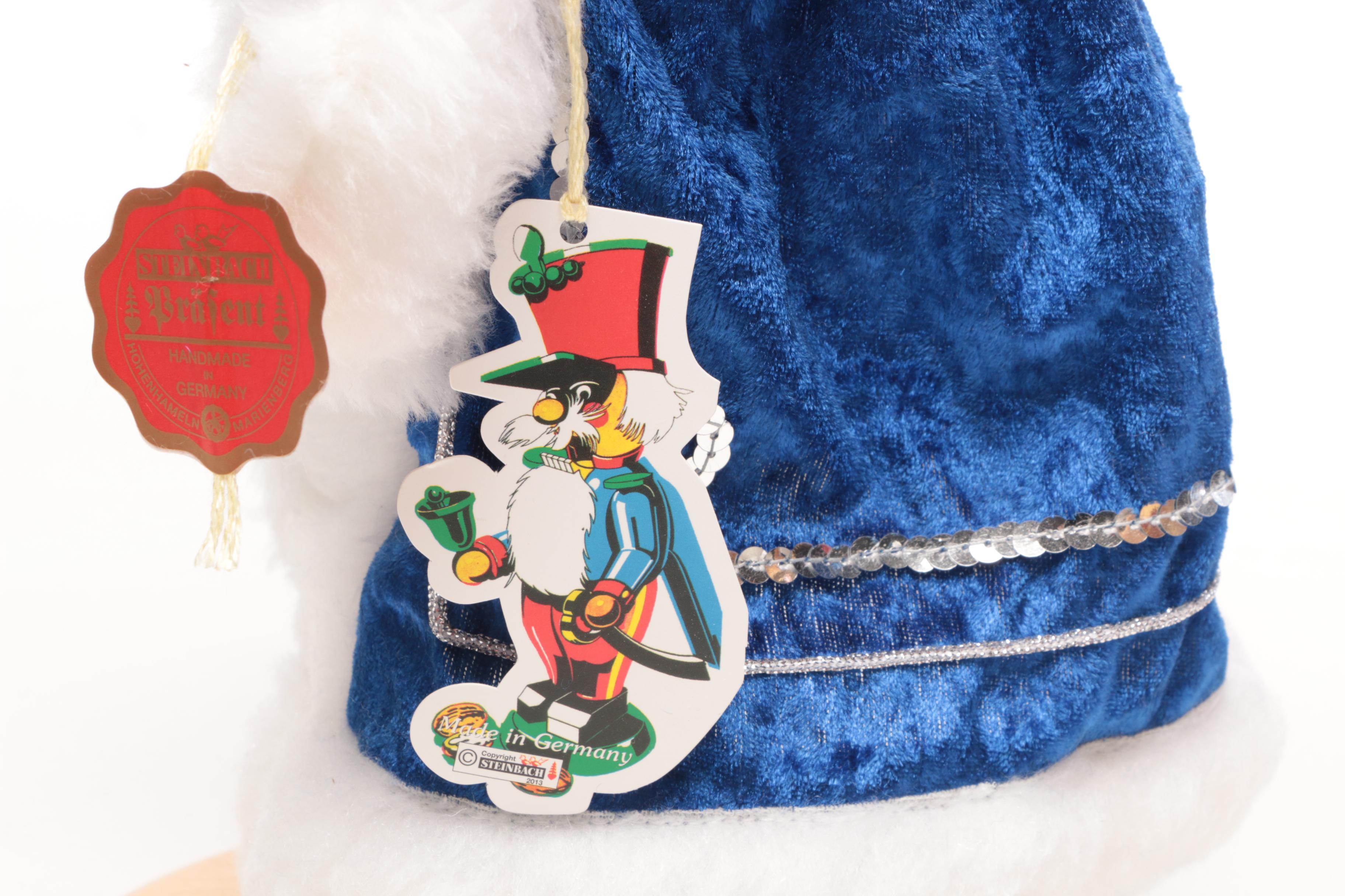 Three Steinbach Nutcrackers - "Russian Santa", "Siberian Santa", and "Ded Moroz"