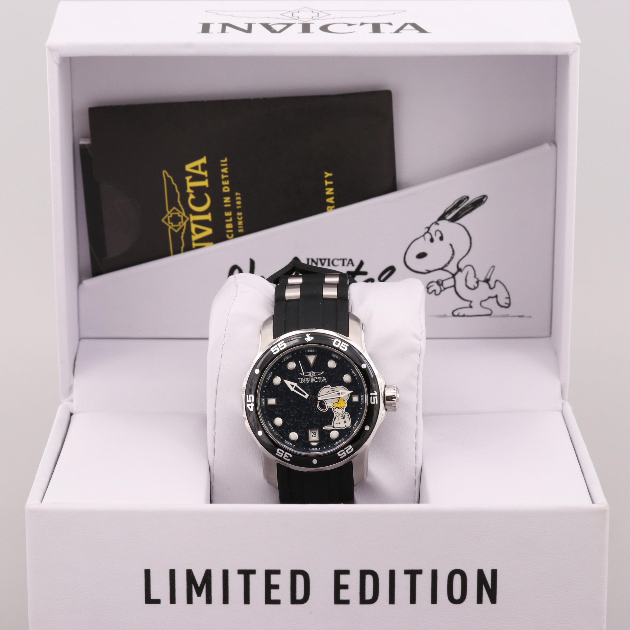 Invicta Peanuts Snoopy Limited Edition Stainless Steel Quartz Watch
