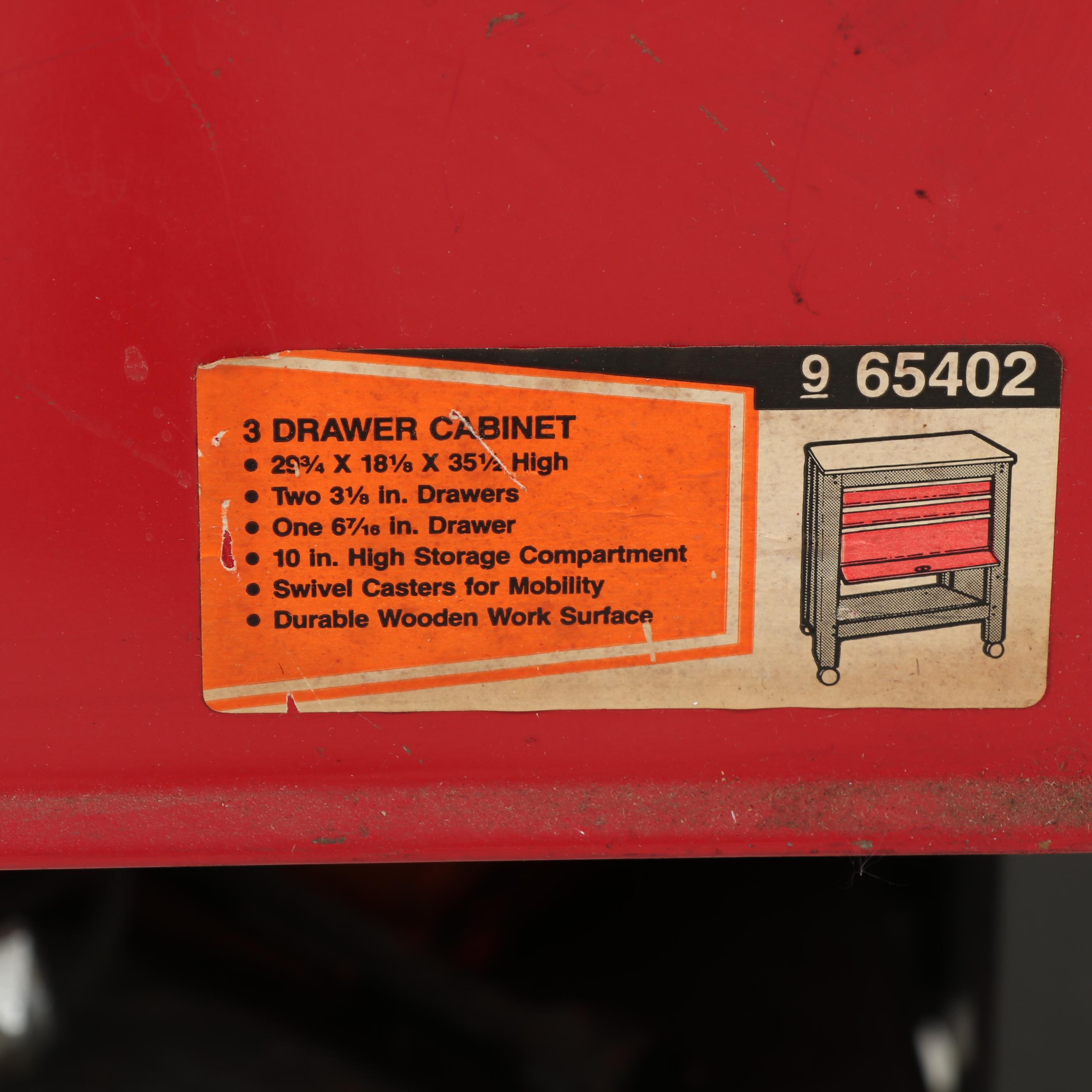 Sears Craftsman Tool Cabinet with Two Tool Boxes