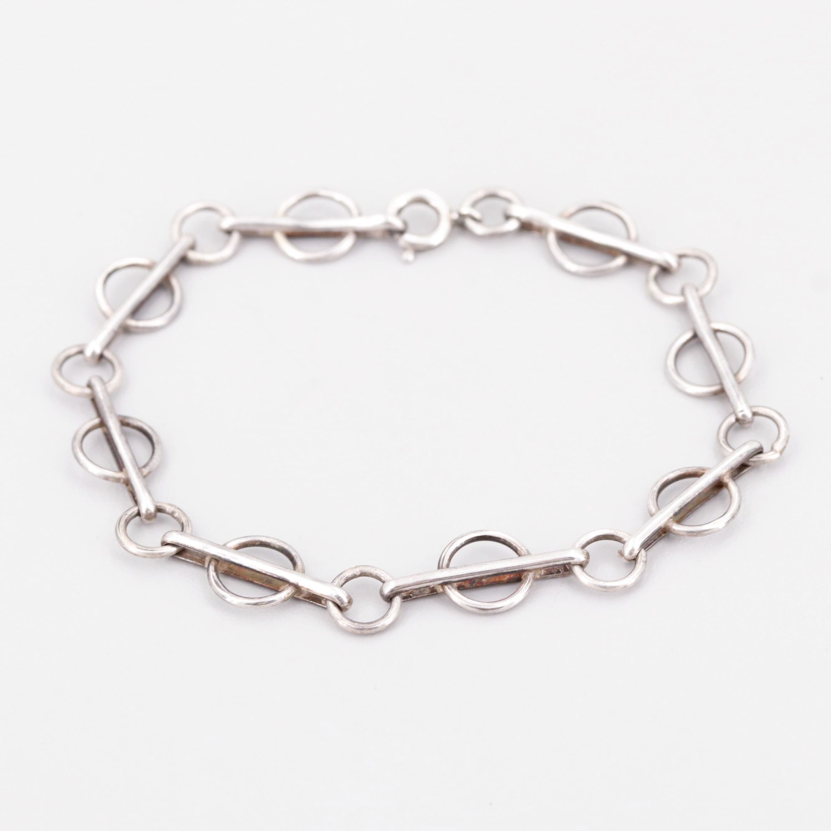 Circa 1988 Sterling Silver Dublin, Ireland Bracelet