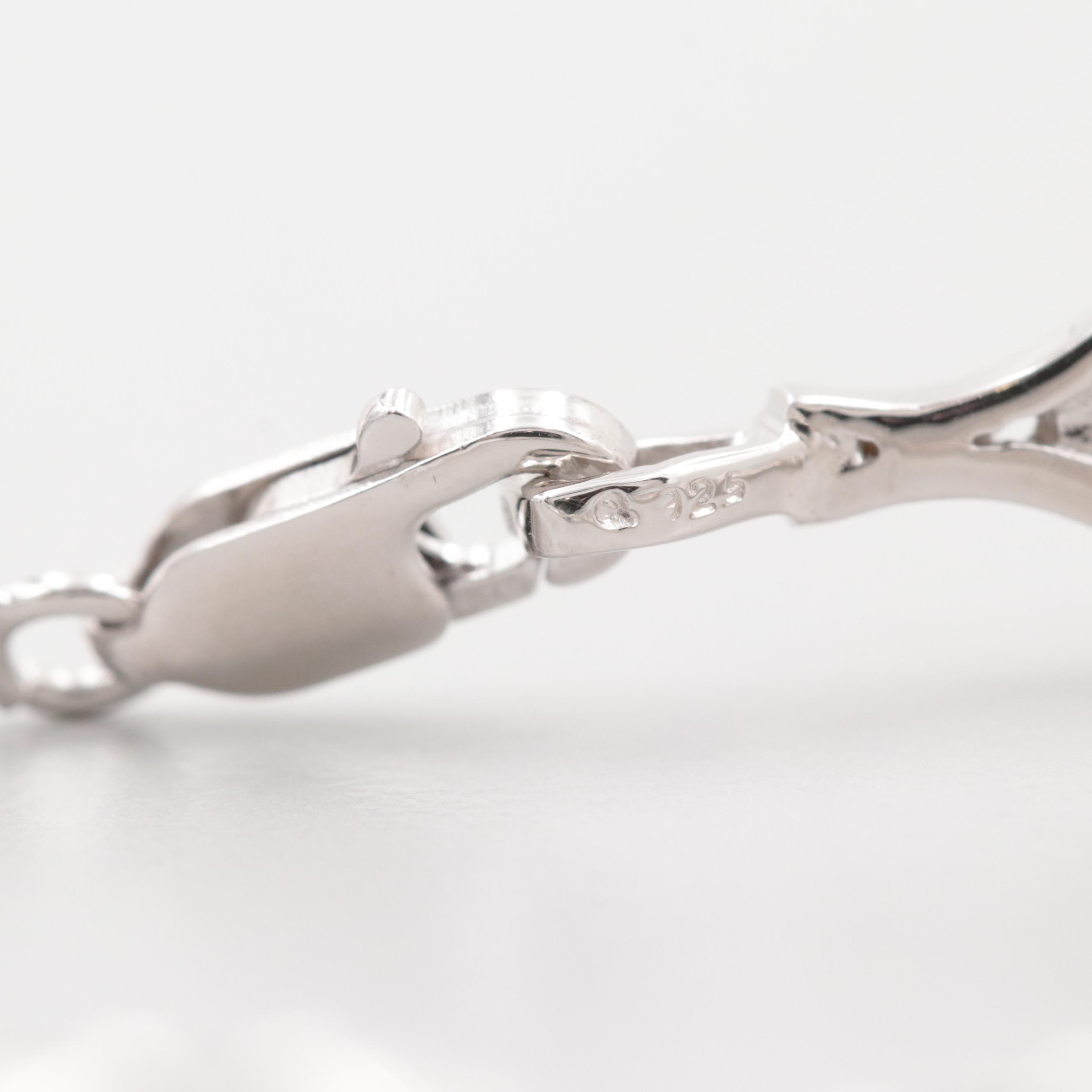 Sterling Silver Smoky Quartz Bracelet