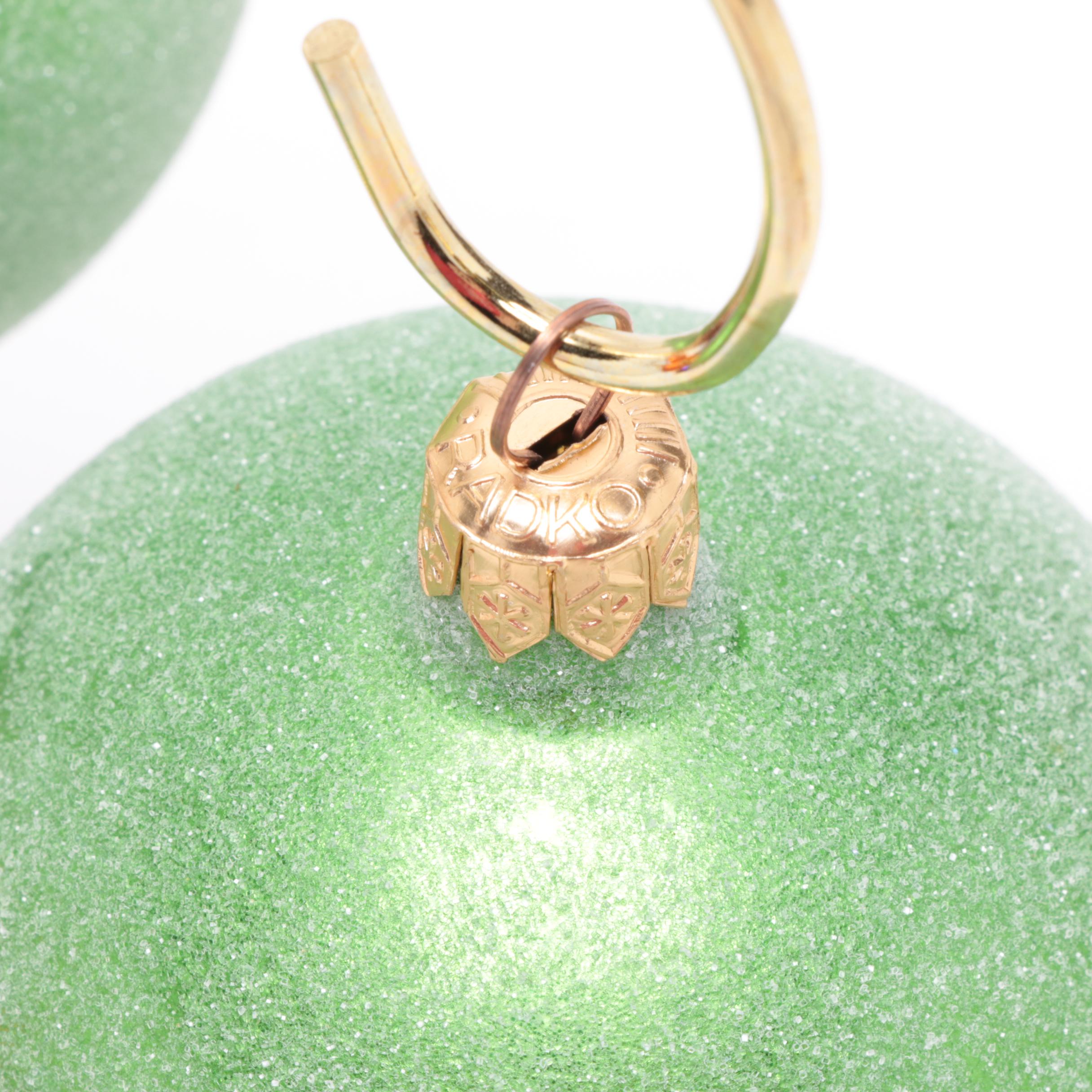 Christopher Radko "Accents Collection" Glass Ornaments with Tree Stand Displays