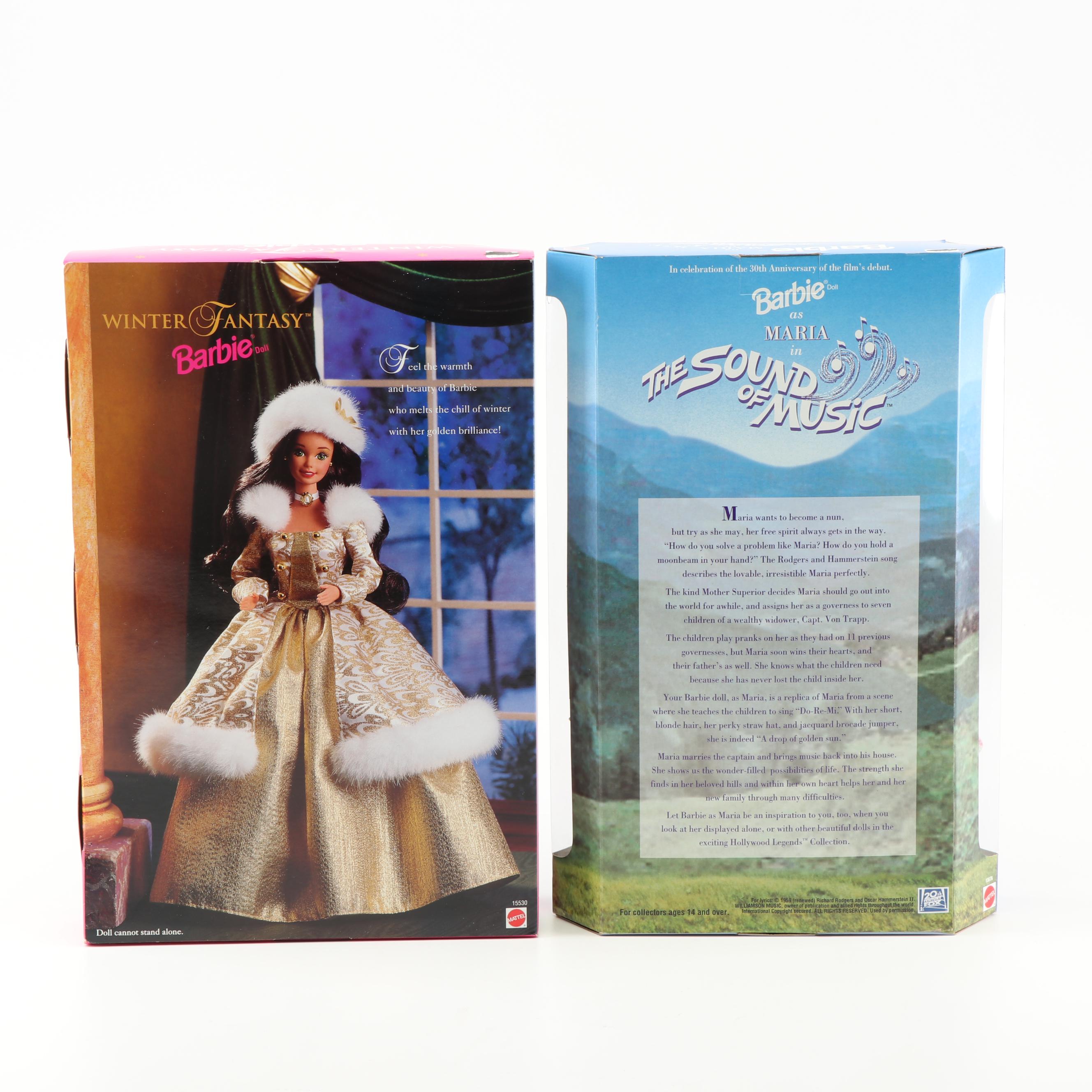 "My Fair Lady", "Curious George", "The Sound of Music" and Other Barbie Dolls