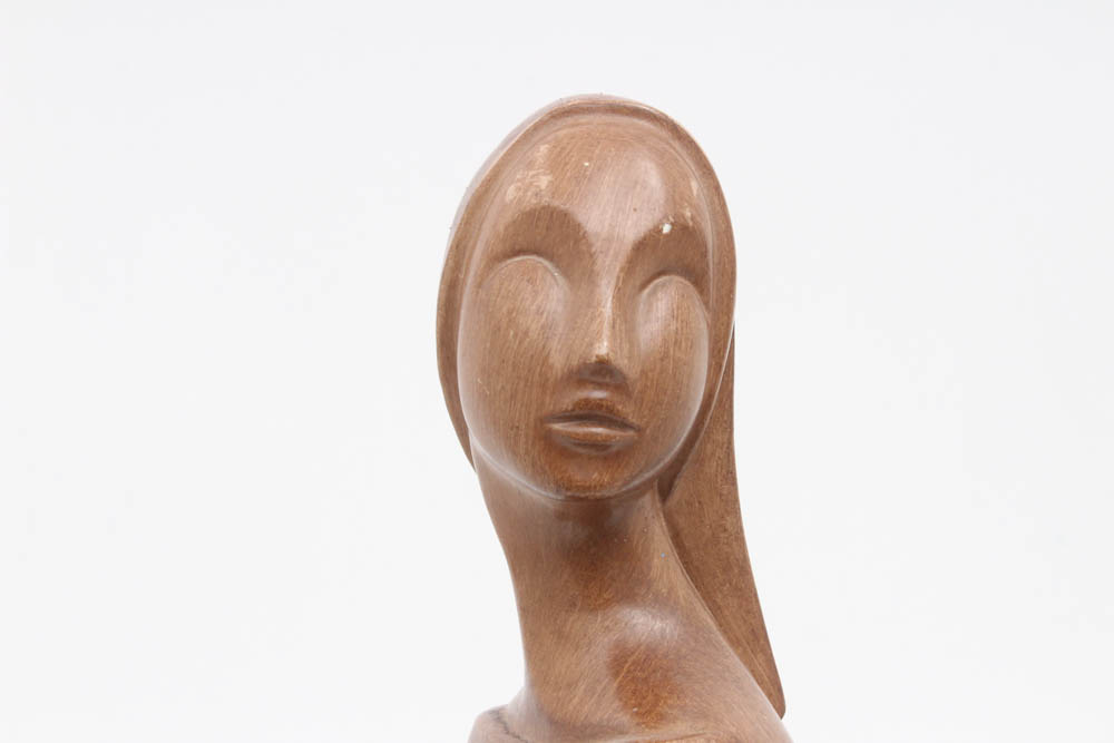 Marwal Ind. Inc. Chalkware Sculpture after Marie Brower "Jeanne d'Arc"