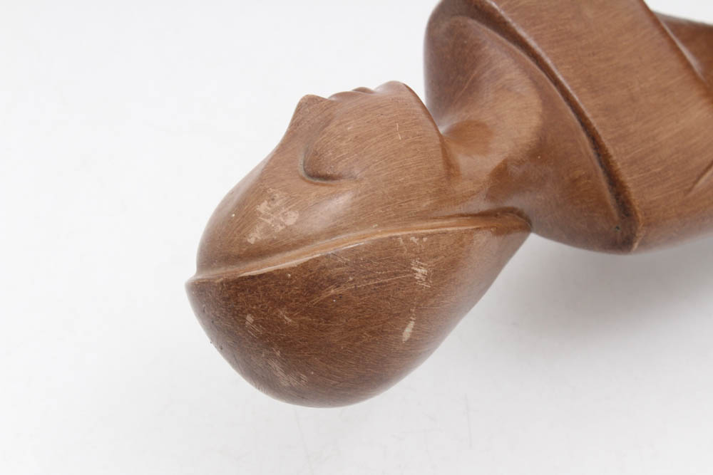 Marwal Ind. Inc. Chalkware Sculpture after Marie Brower "Jeanne d'Arc"