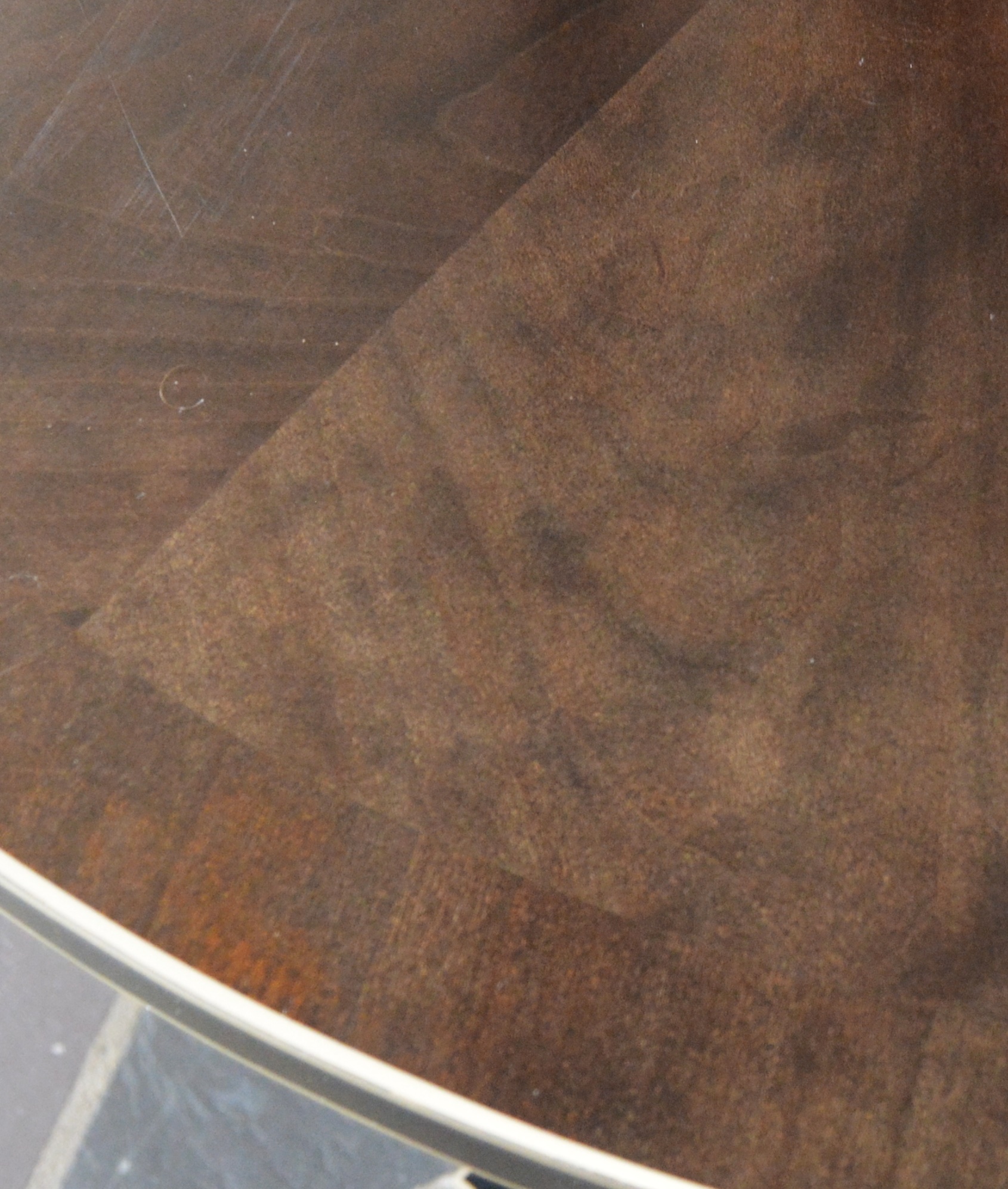 Hickory Chair "Hudson" Pedestal Library Table, Contemporary