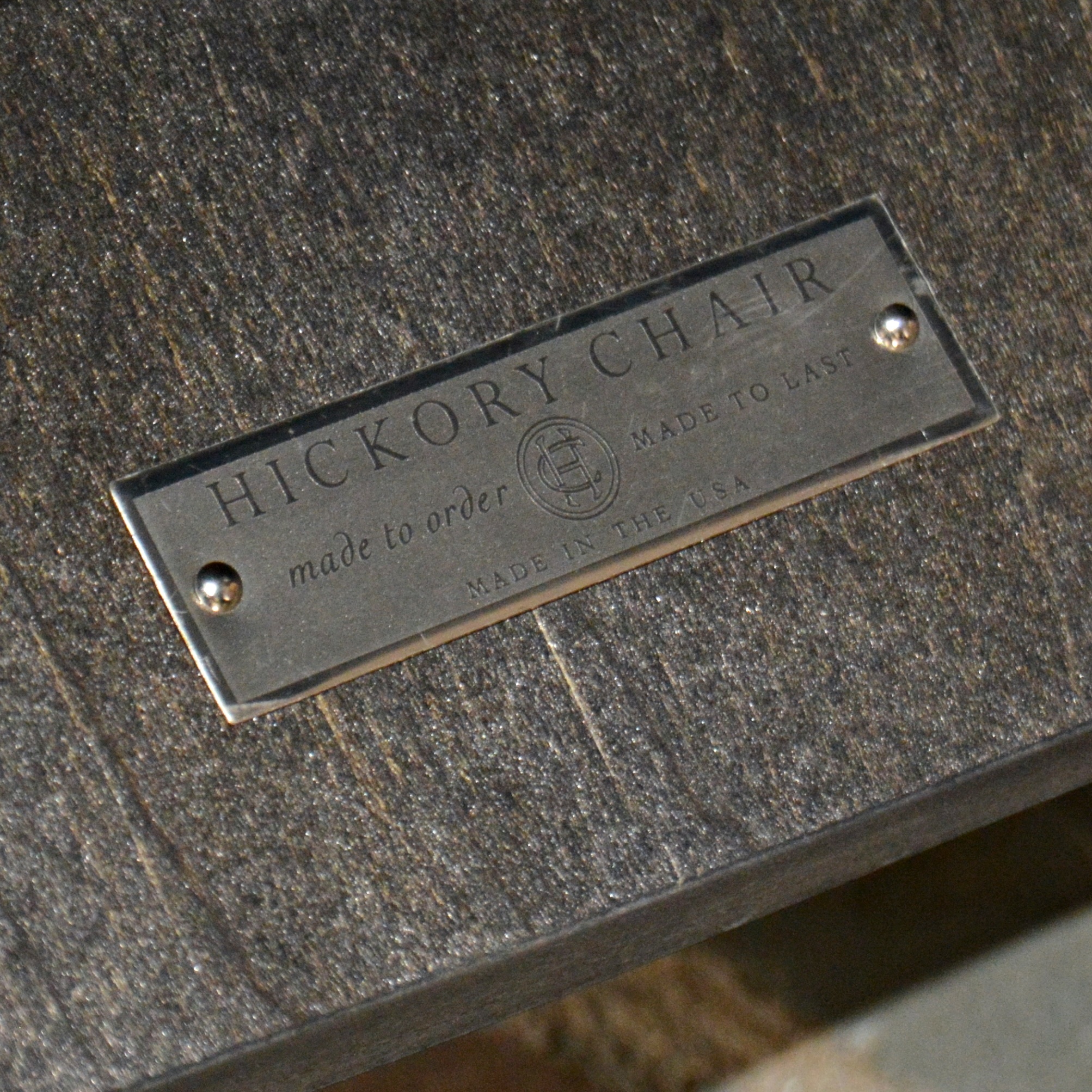 Hickory Chair "Hudson" Pedestal Library Table, Contemporary