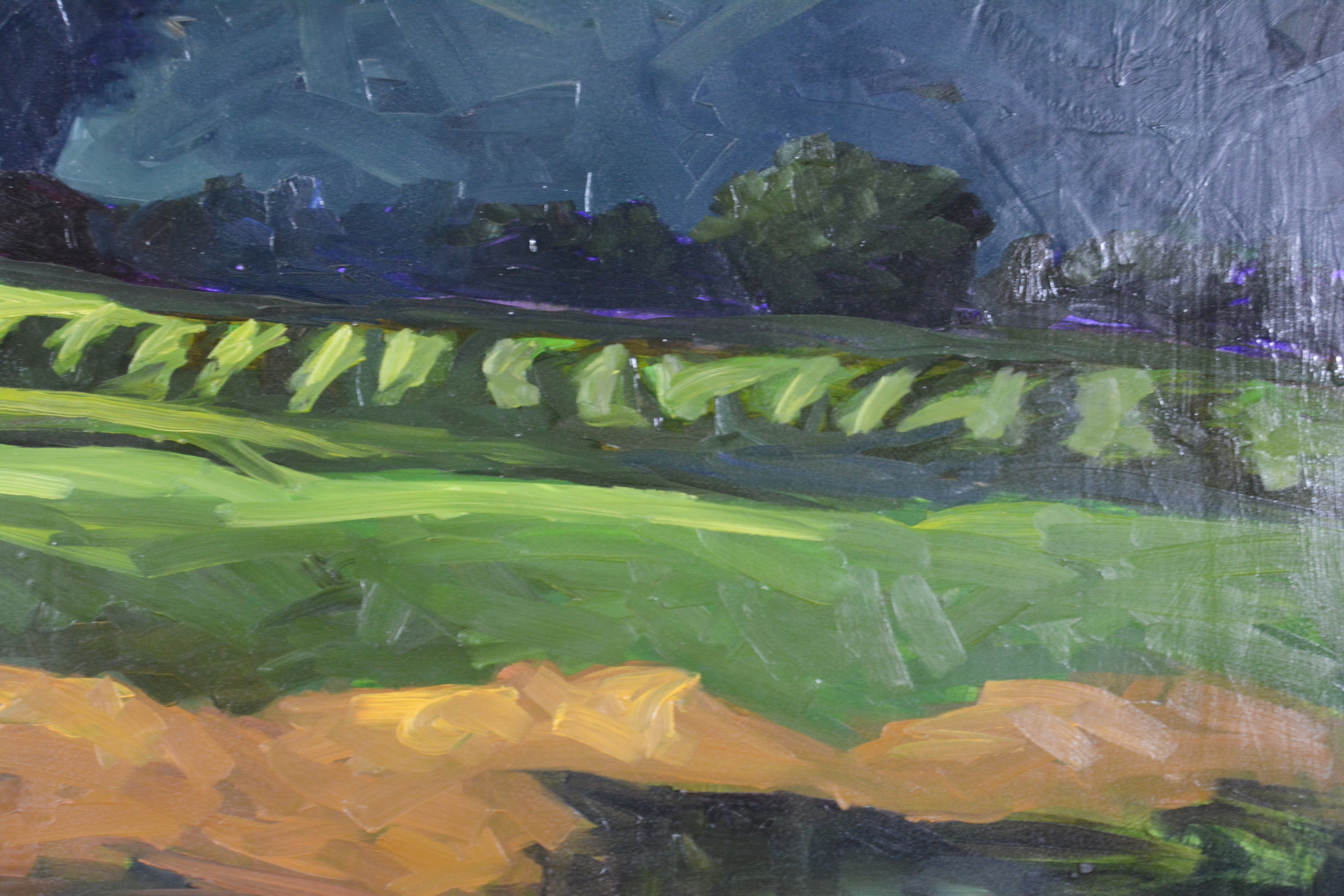 Aaron Fritz Mountain Landscape Oil Painting