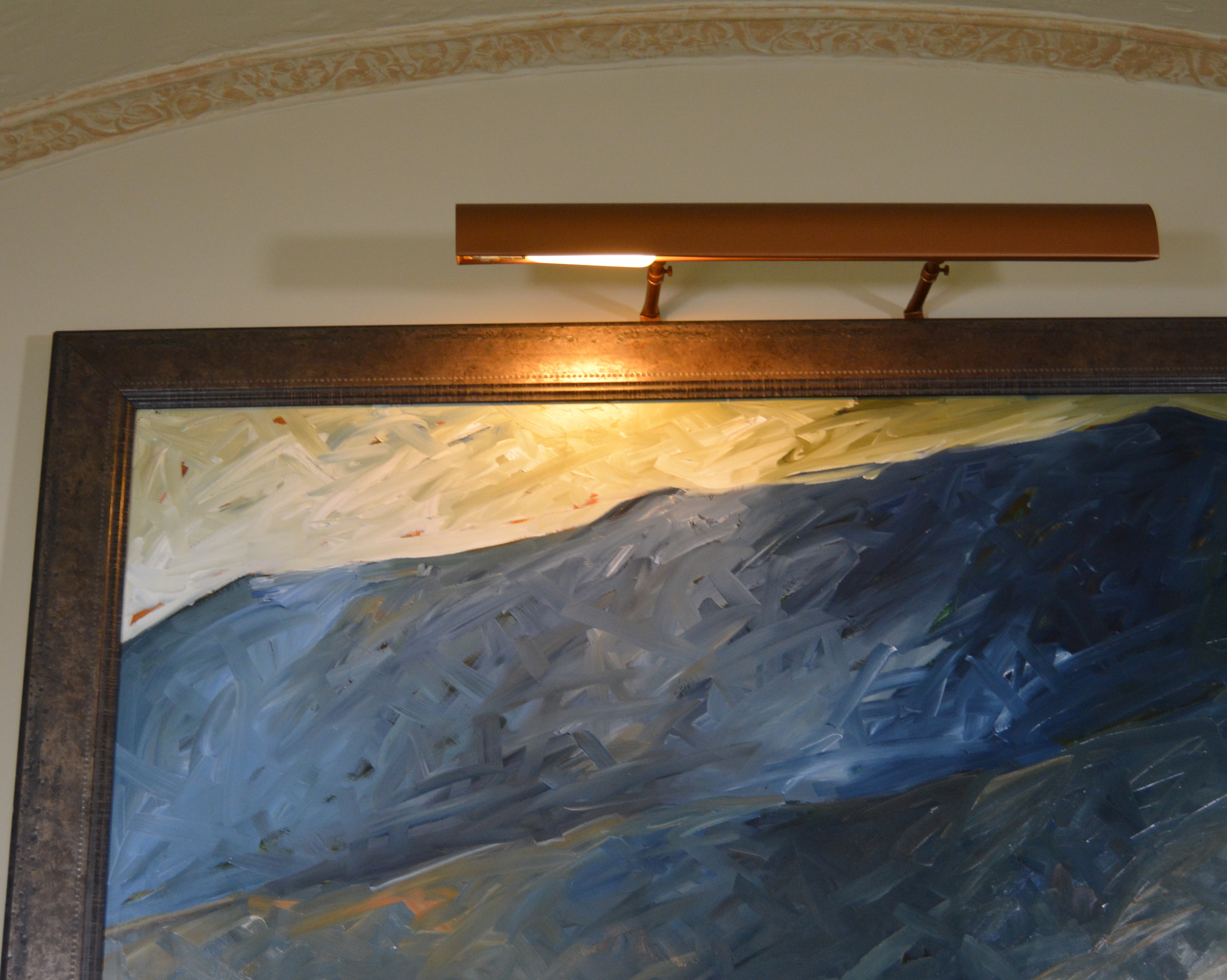 Aaron Fritz Mountain Landscape Oil Painting