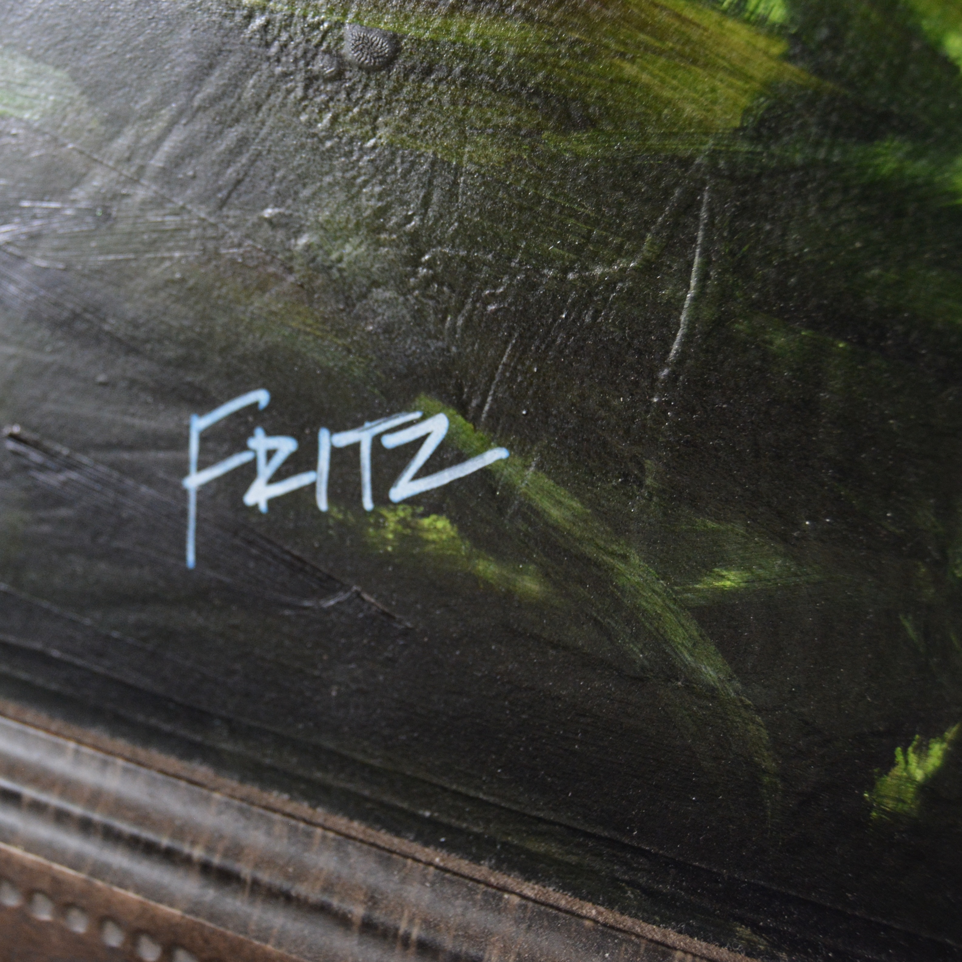 Aaron Fritz Mountain Landscape Oil Painting