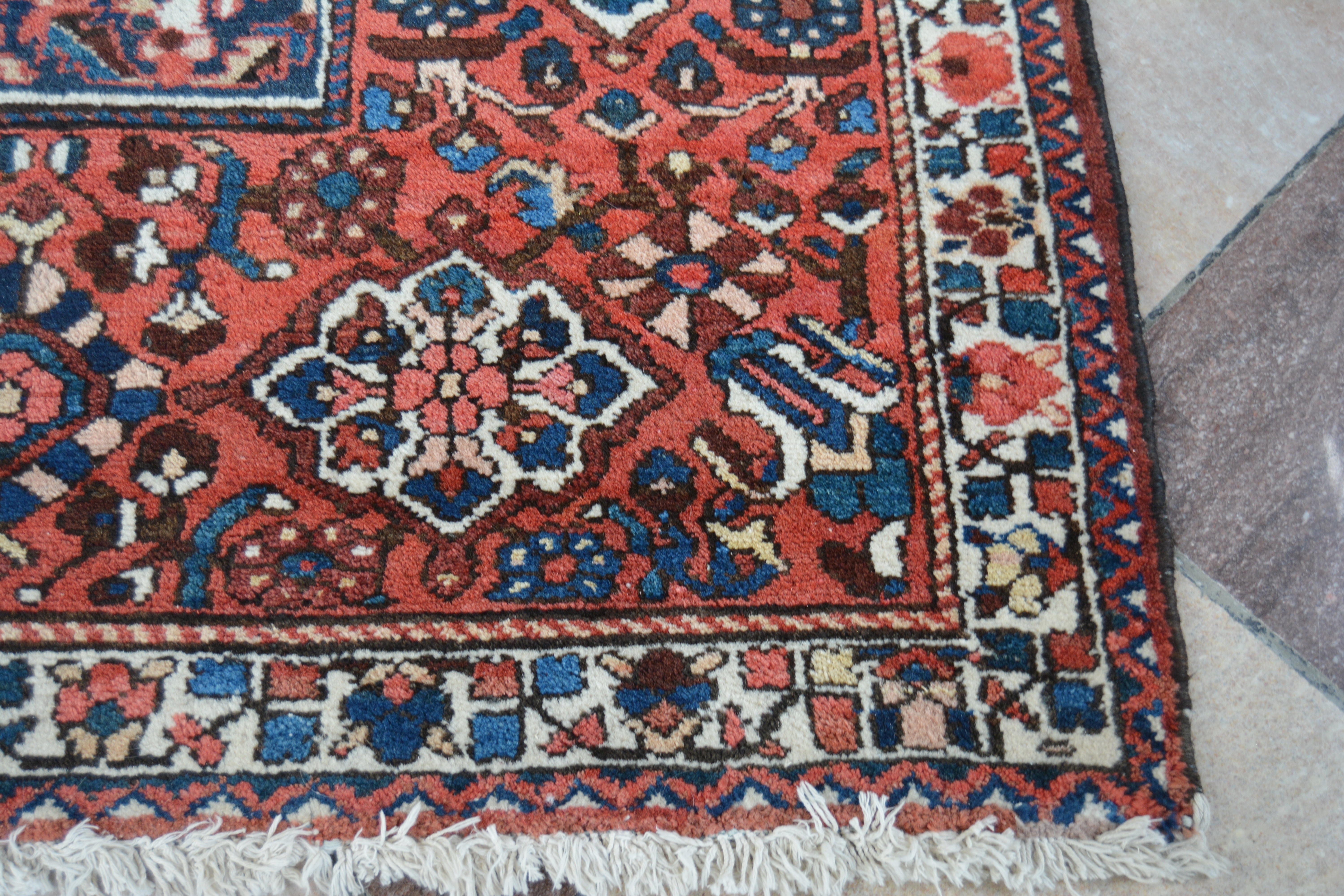 Hand-Knotted Bakhtiari Garden Panel Wool Palace Sized Rug