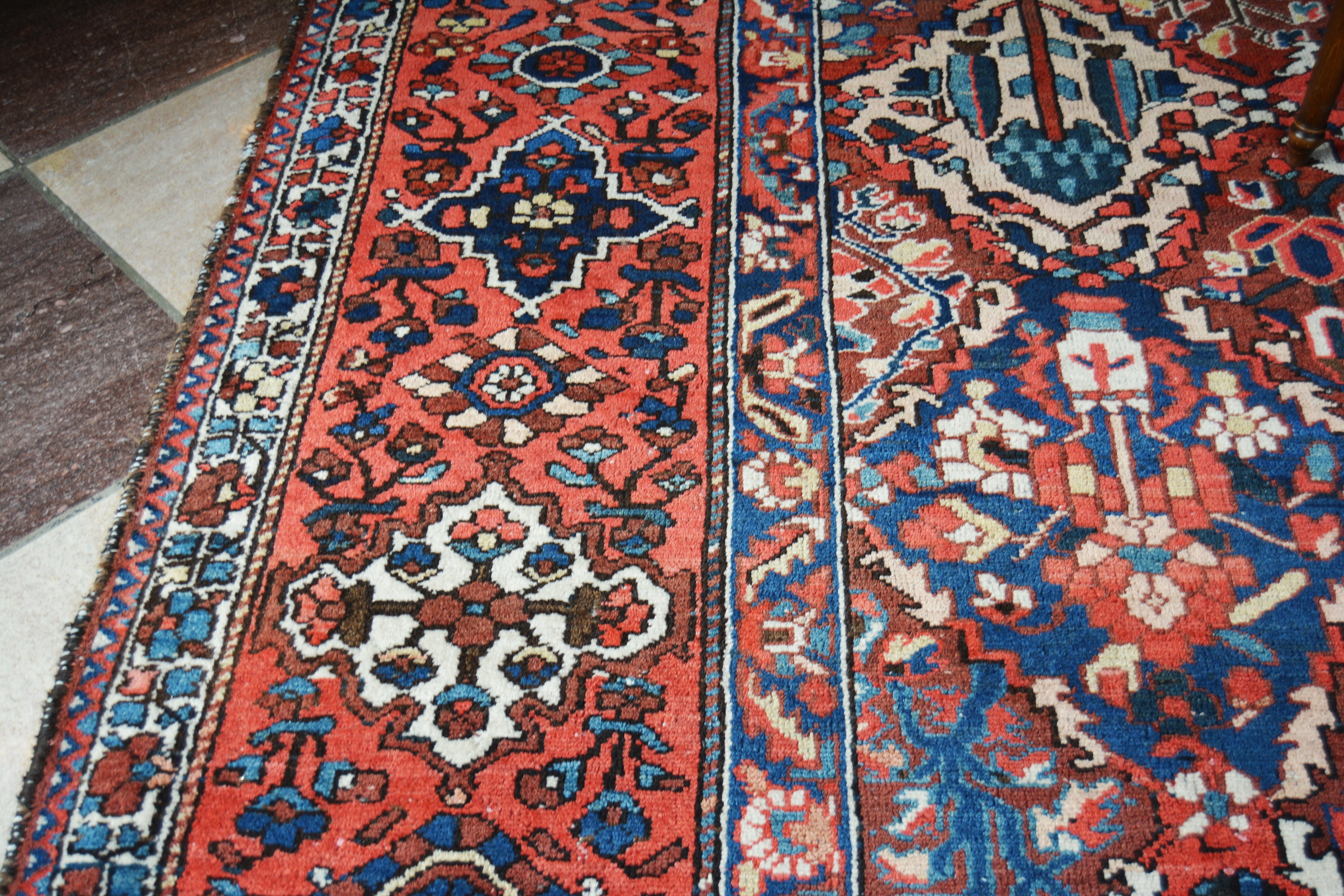 Hand-Knotted Bakhtiari Garden Panel Wool Palace Sized Rug