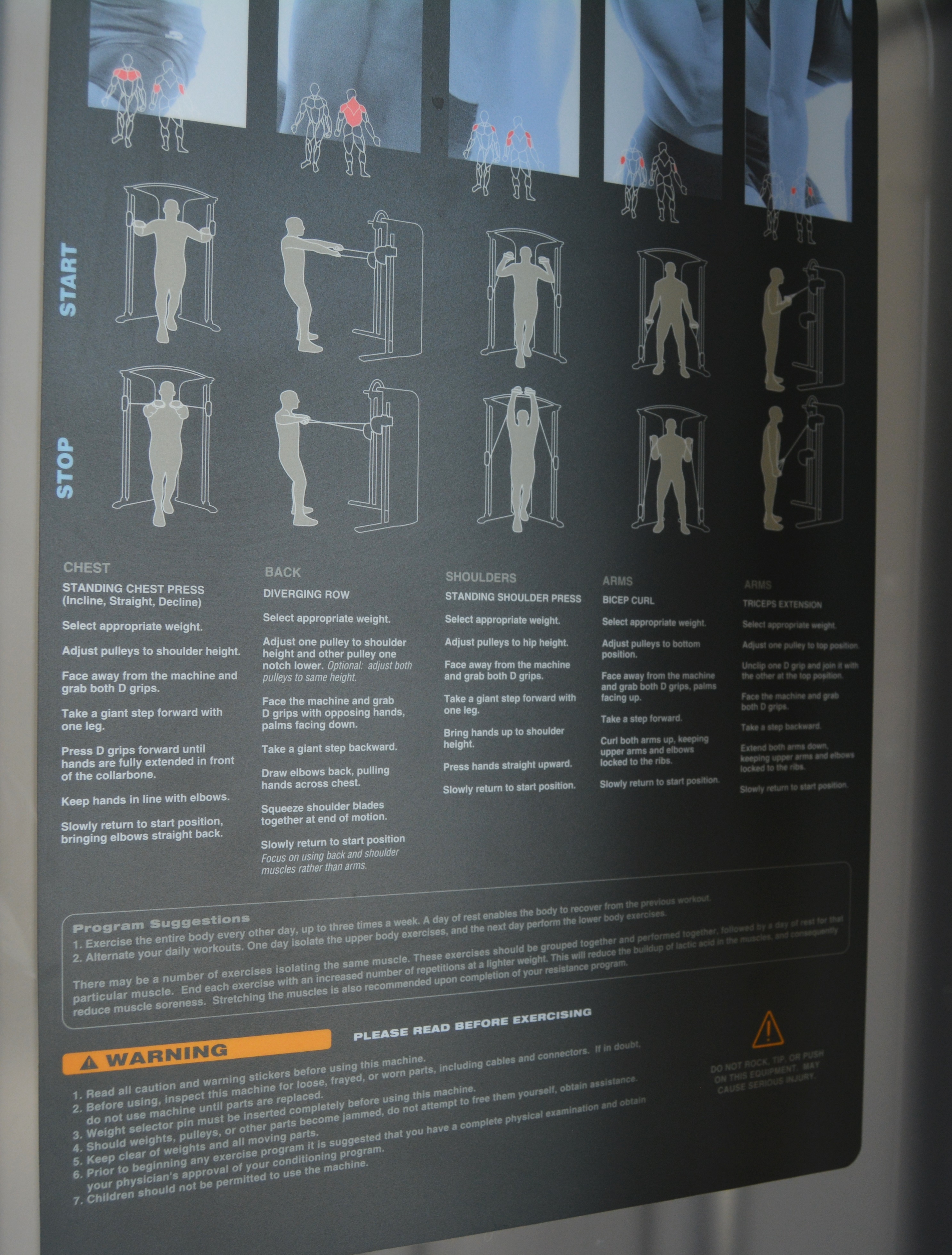 Precor S3.23 Functional Trainer Weight System and Bench Combination