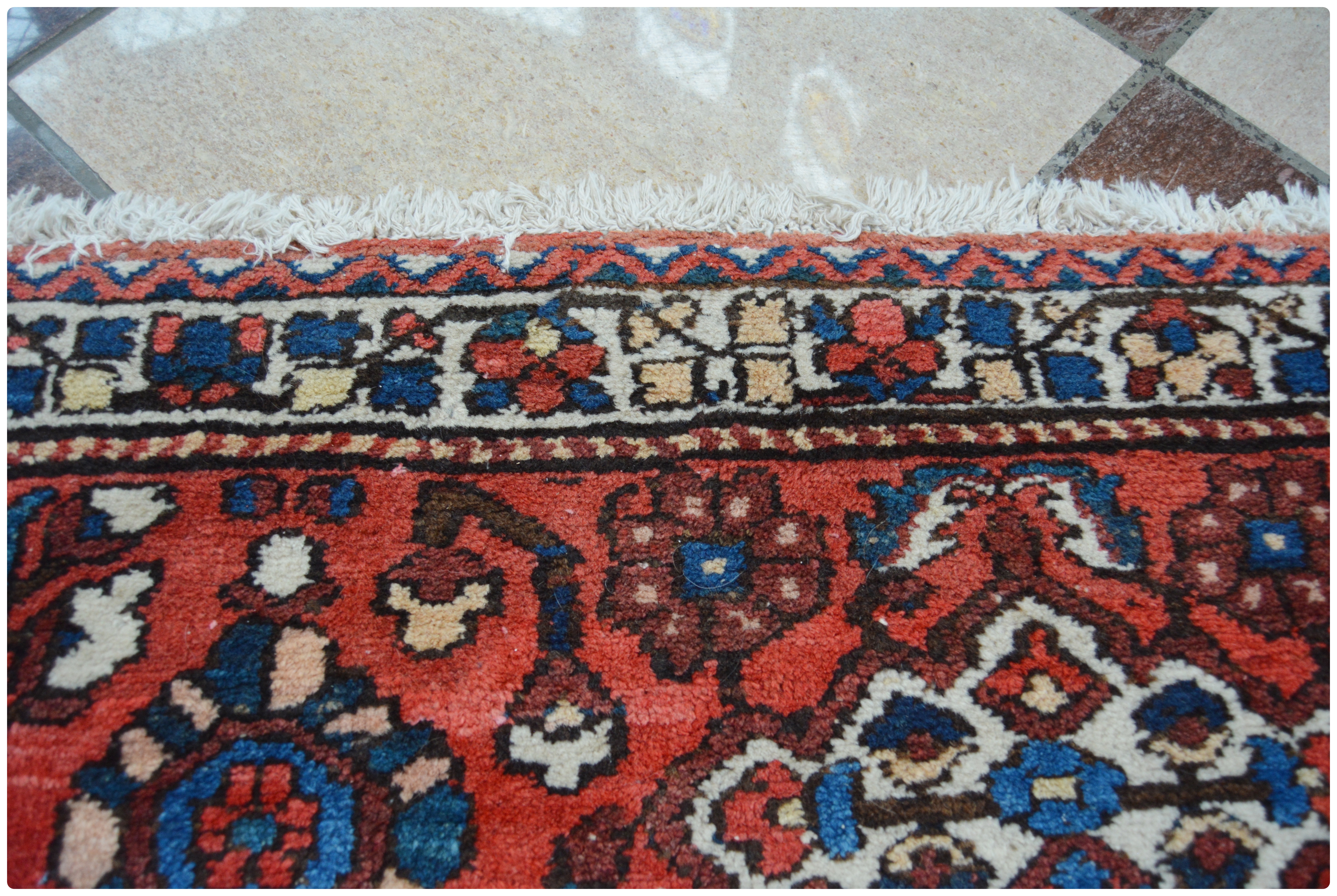 Hand-Knotted Bakhtiari Garden Panel Wool Palace Sized Rug