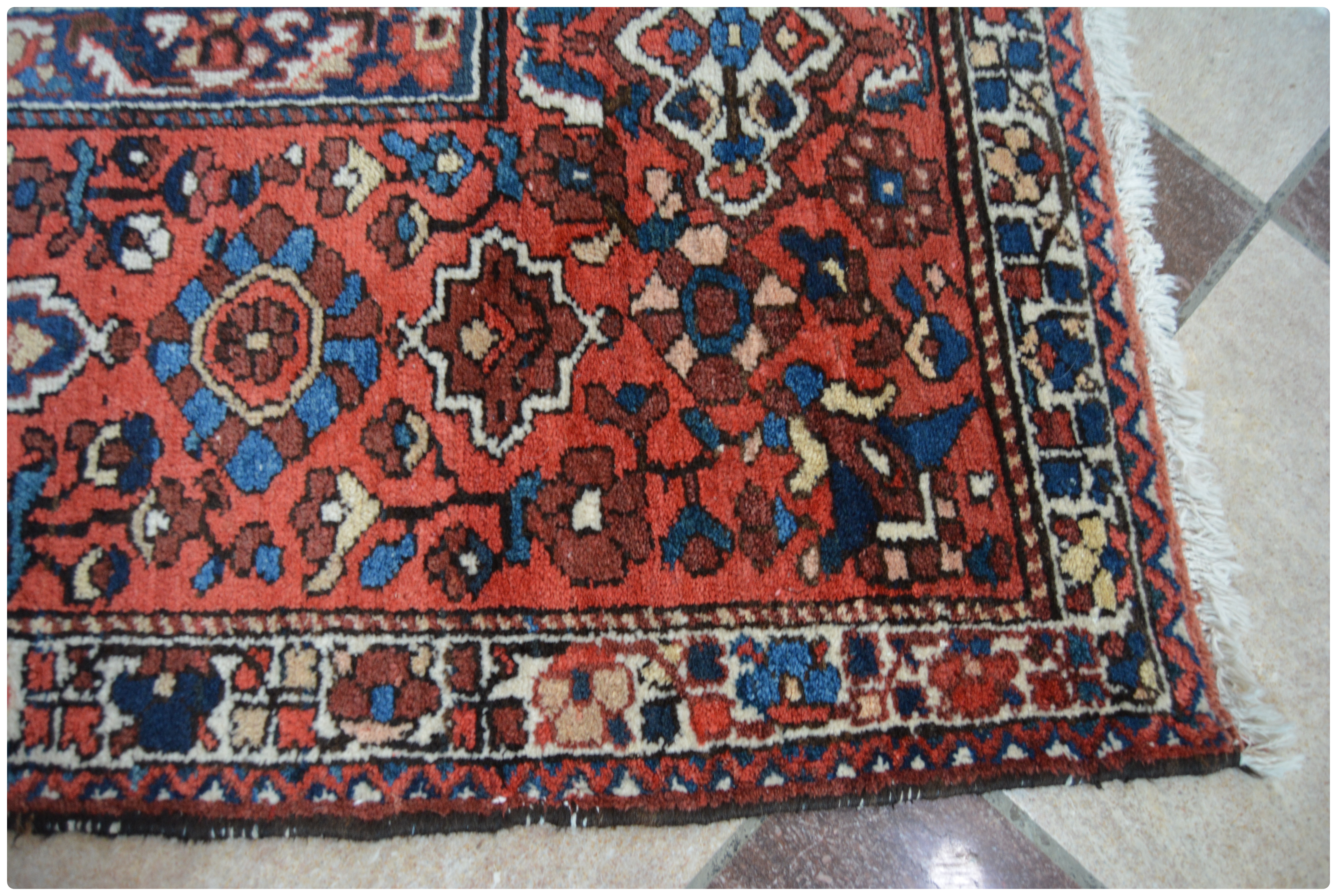 Hand-Knotted Bakhtiari Garden Panel Wool Palace Sized Rug