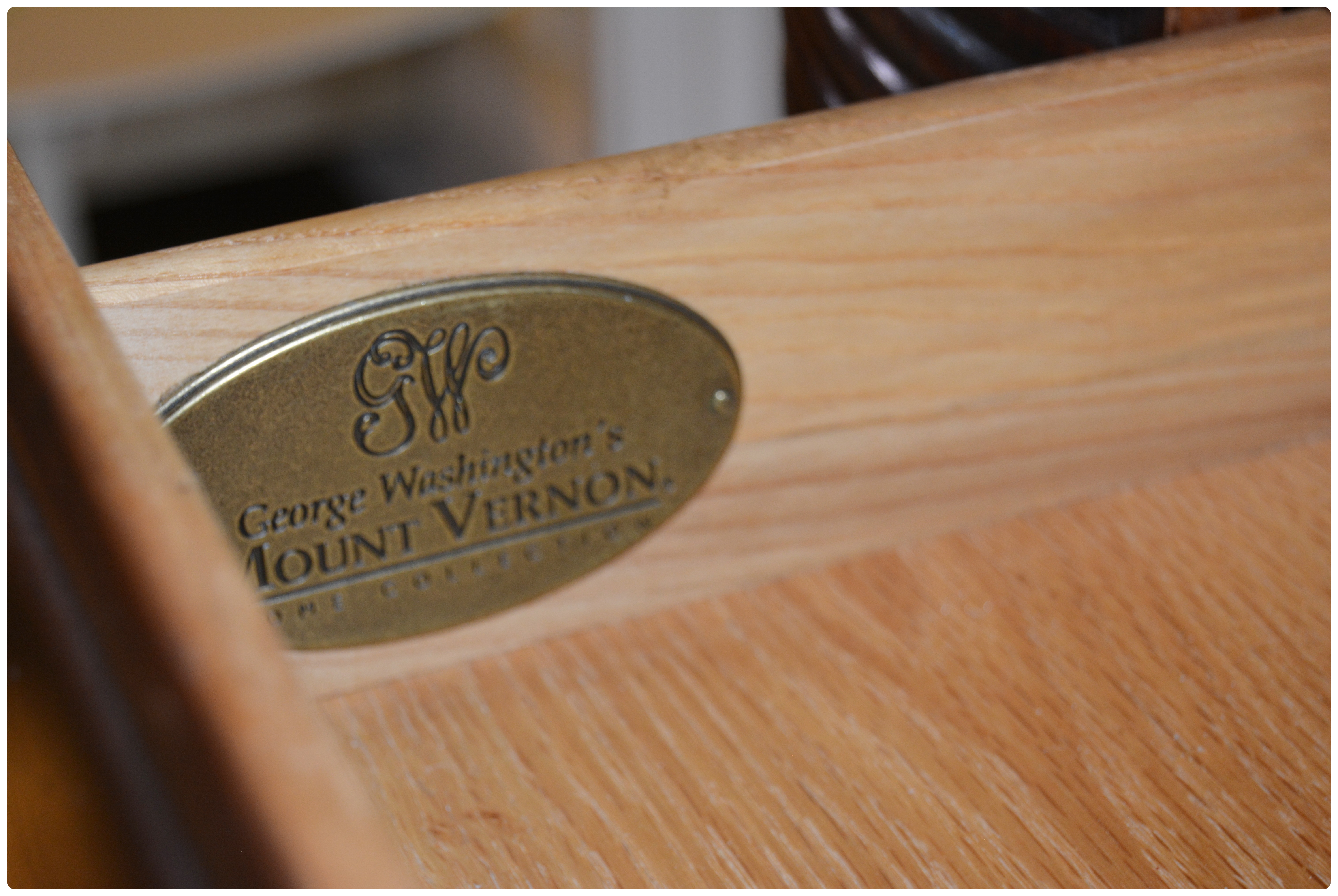 Durham Furniture George Washington's "Mount Vernon Collection" Chest of Drawers