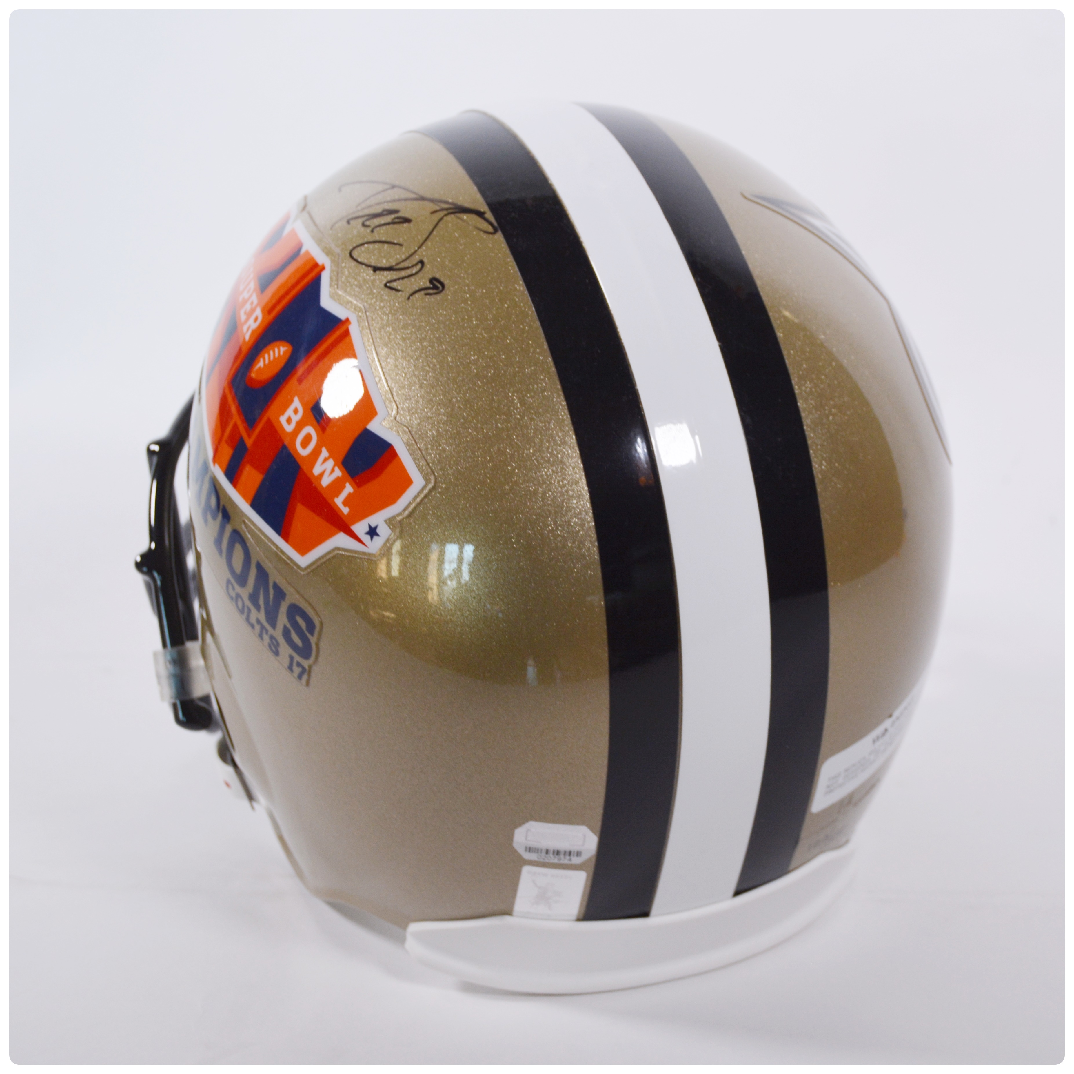 New Orleans Saints 2009 Super Bowl Champions Limited Edition Riddell Helmet