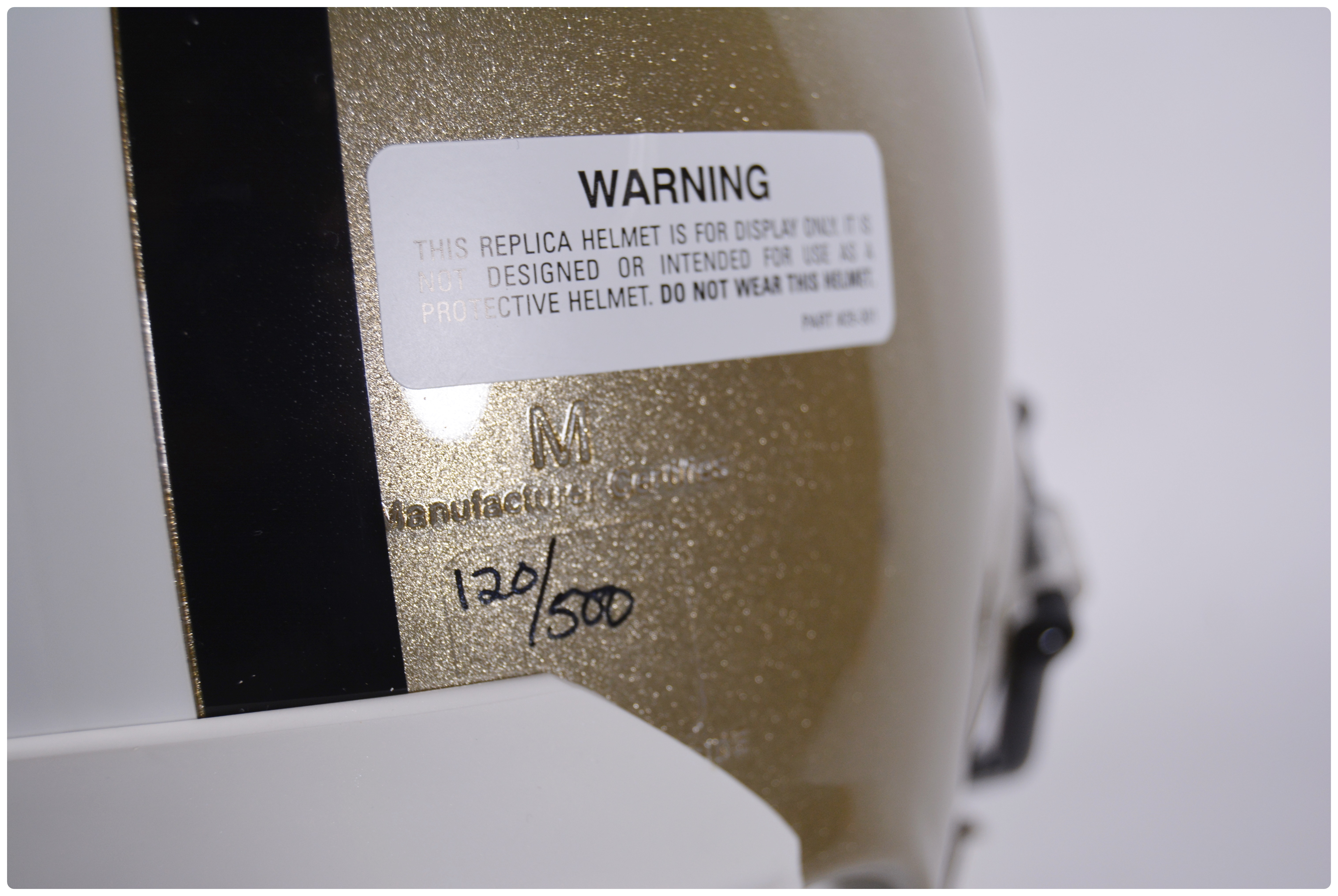 New Orleans Saints 2009 Super Bowl Champions Limited Edition Riddell Helmet