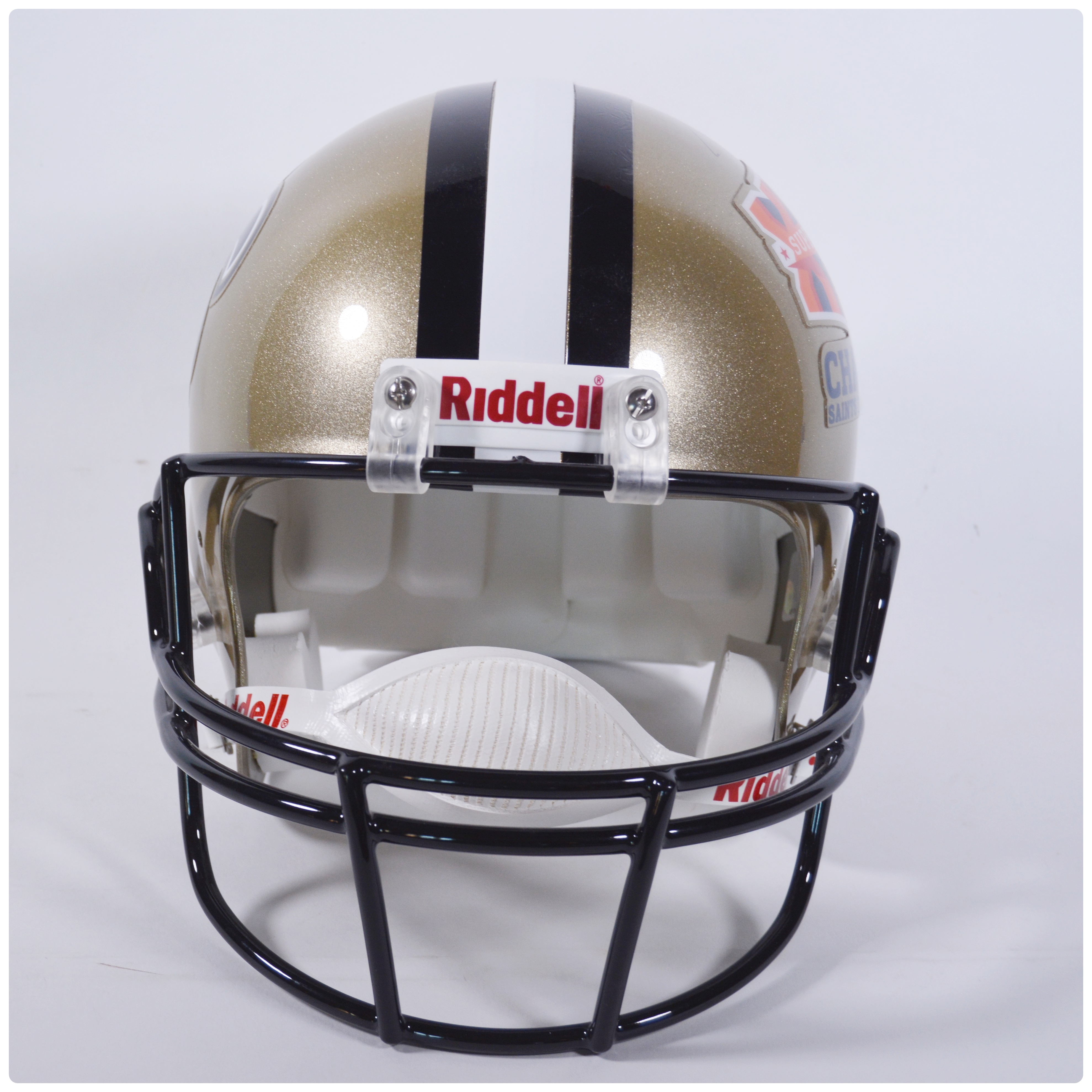 New Orleans Saints 2009 Super Bowl Champions Limited Edition Riddell Helmet