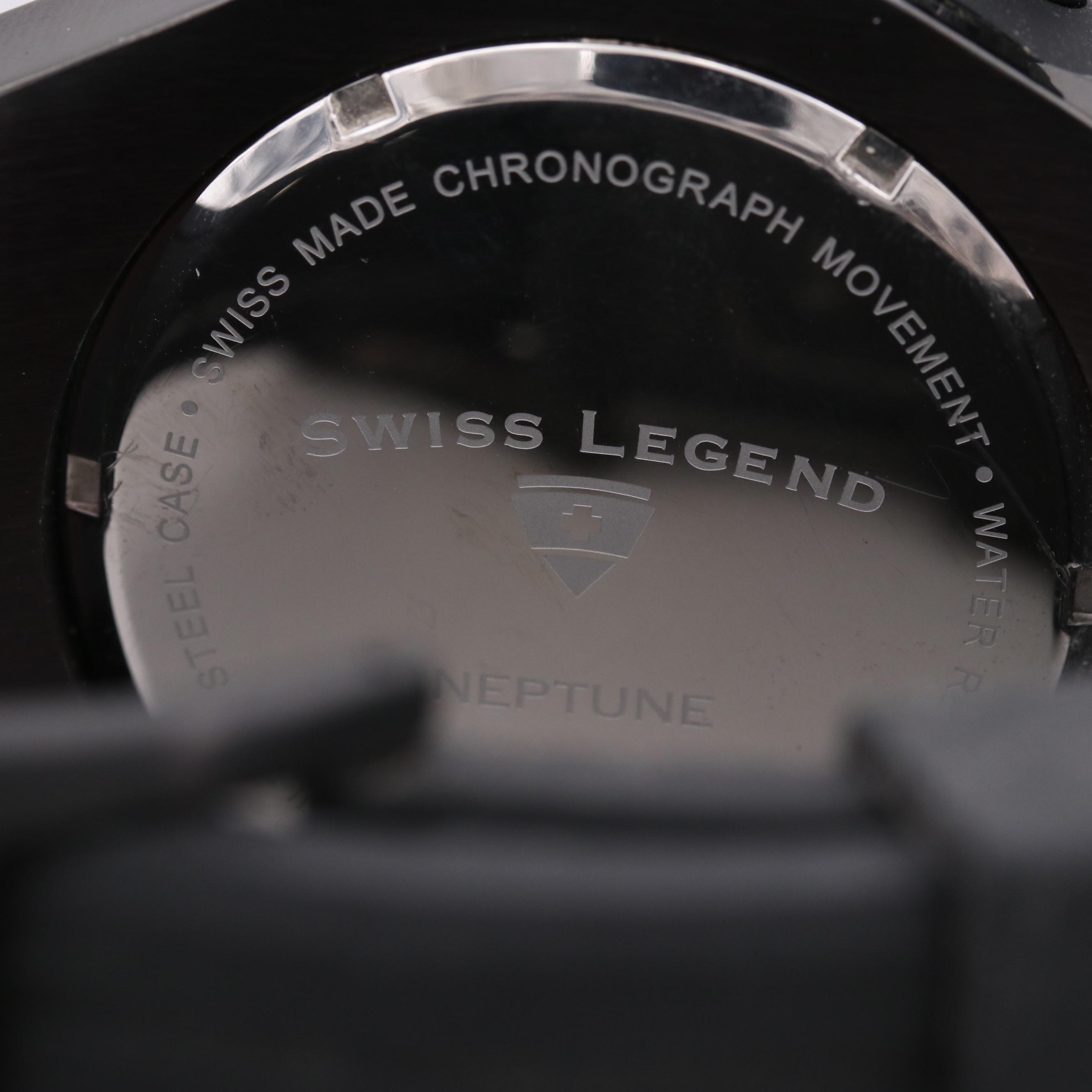 Swiss Legend Neptune Stainless Steel Quartz Chronograph Watch