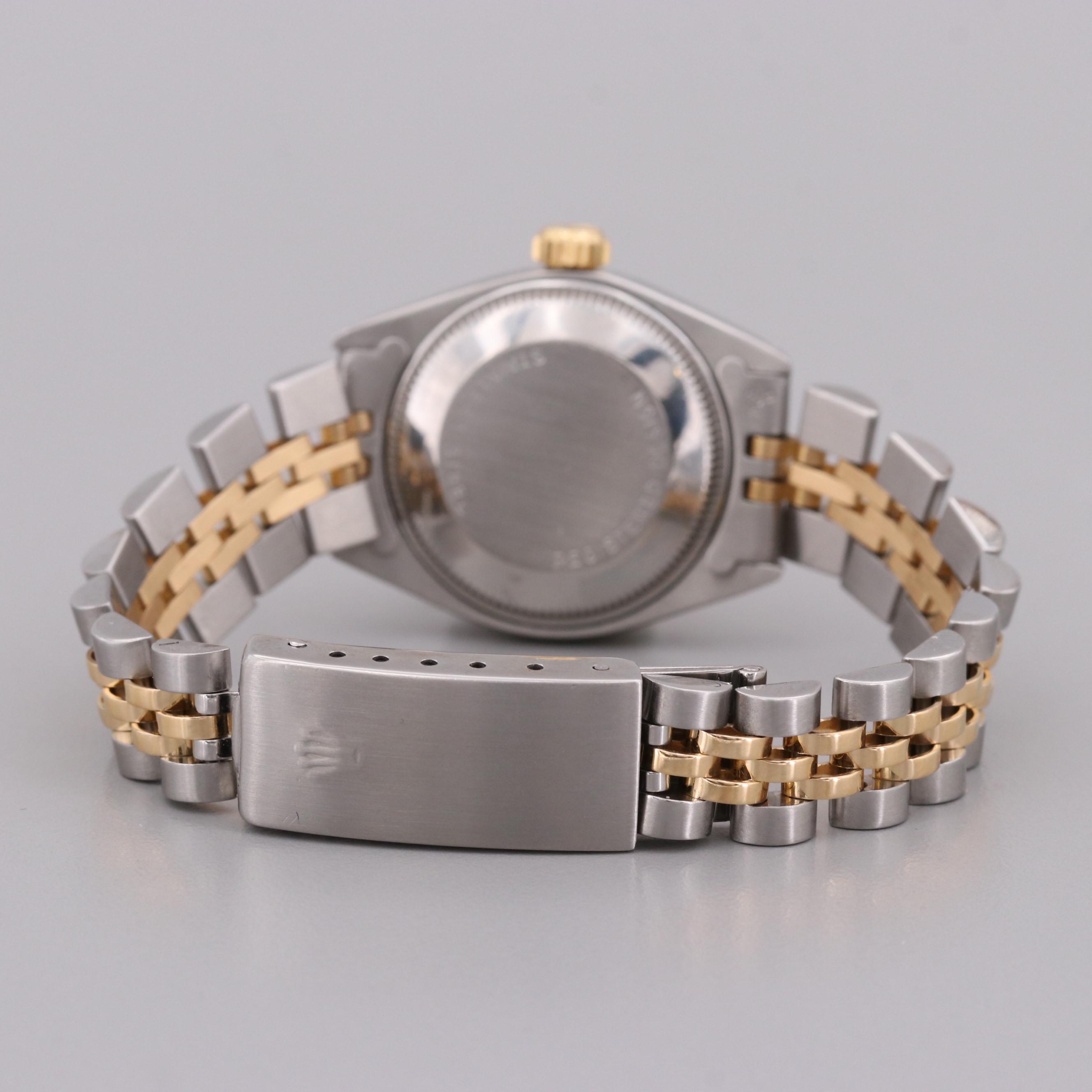 Rolex Datejust Stainless Steel and 18K Yellow Gold Watch, 1978