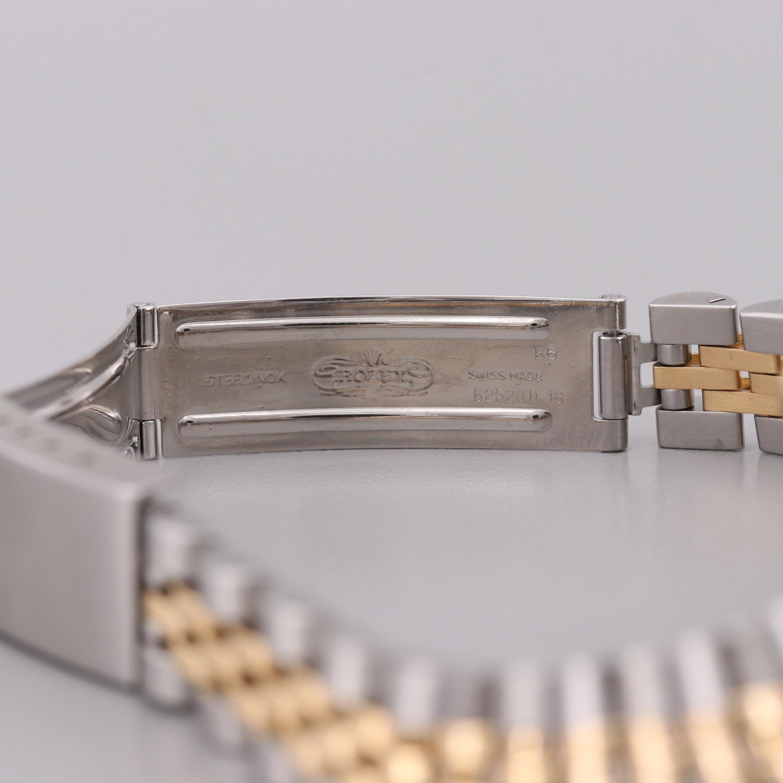 Rolex Datejust Stainless Steel and 18K Yellow Gold Watch, 1978