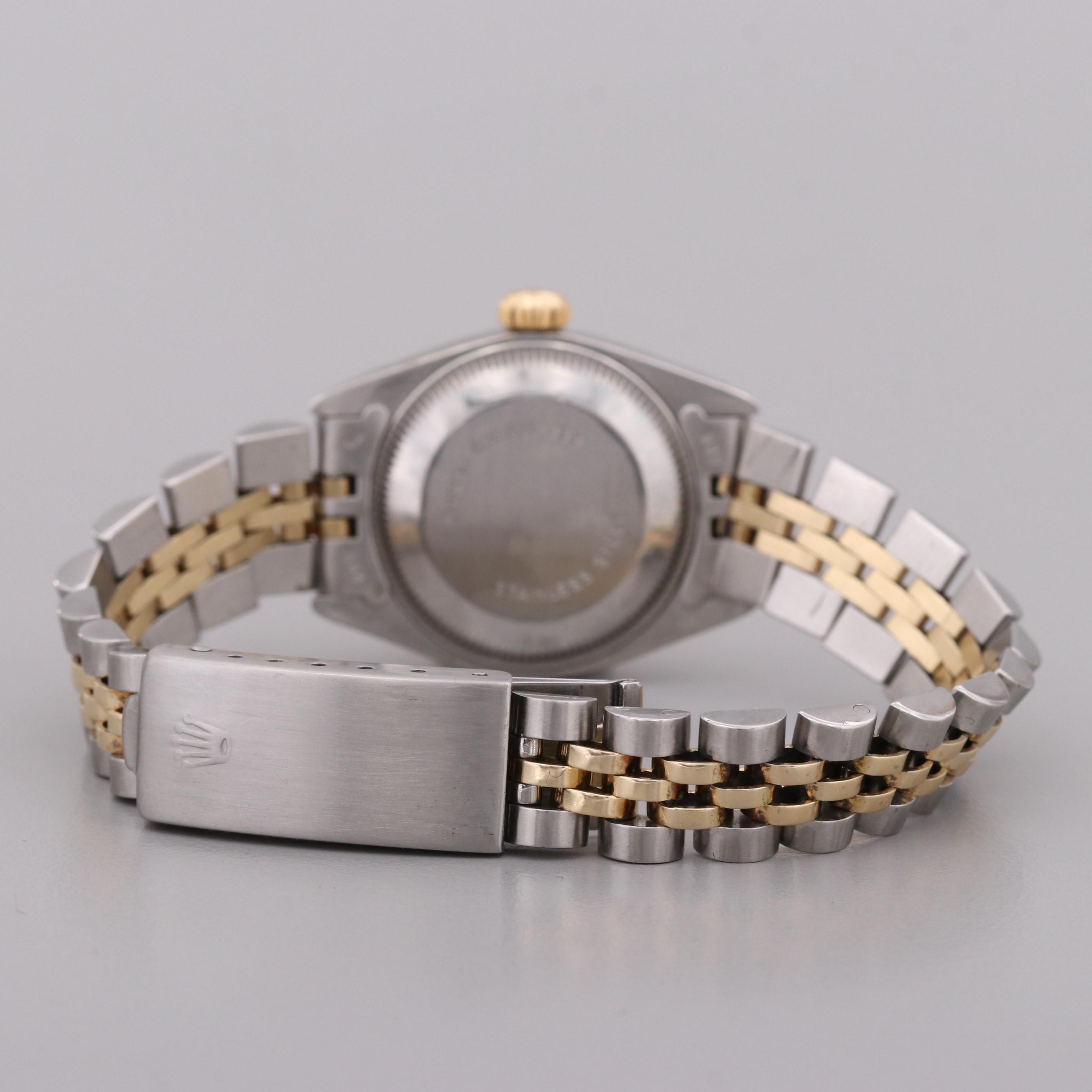 Rolex Oyster Perpetual Date Stainless Steel and 14K Yellow Gold Watch