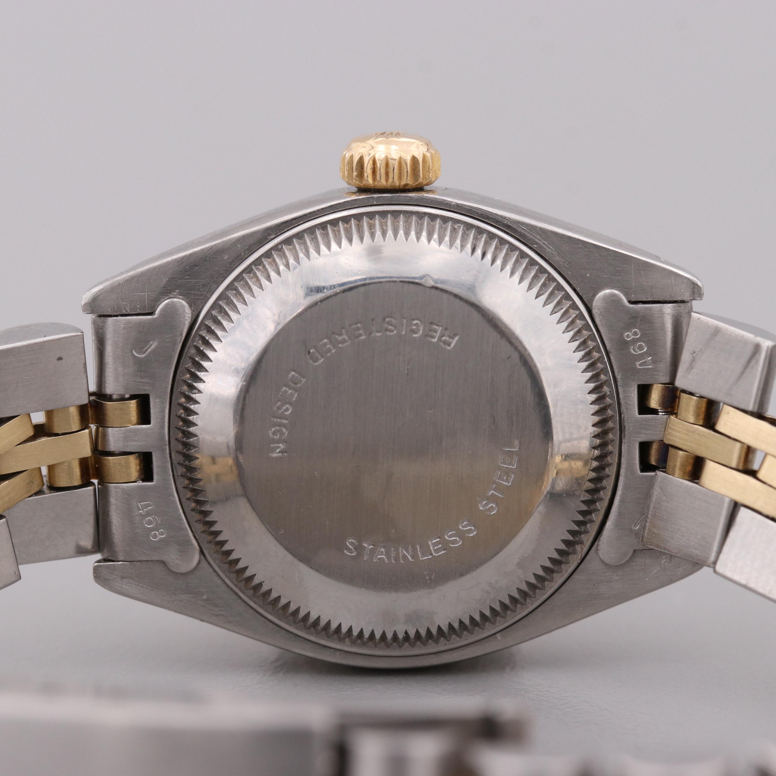 Rolex Oyster Perpetual Date Stainless Steel and 14K Yellow Gold Watch