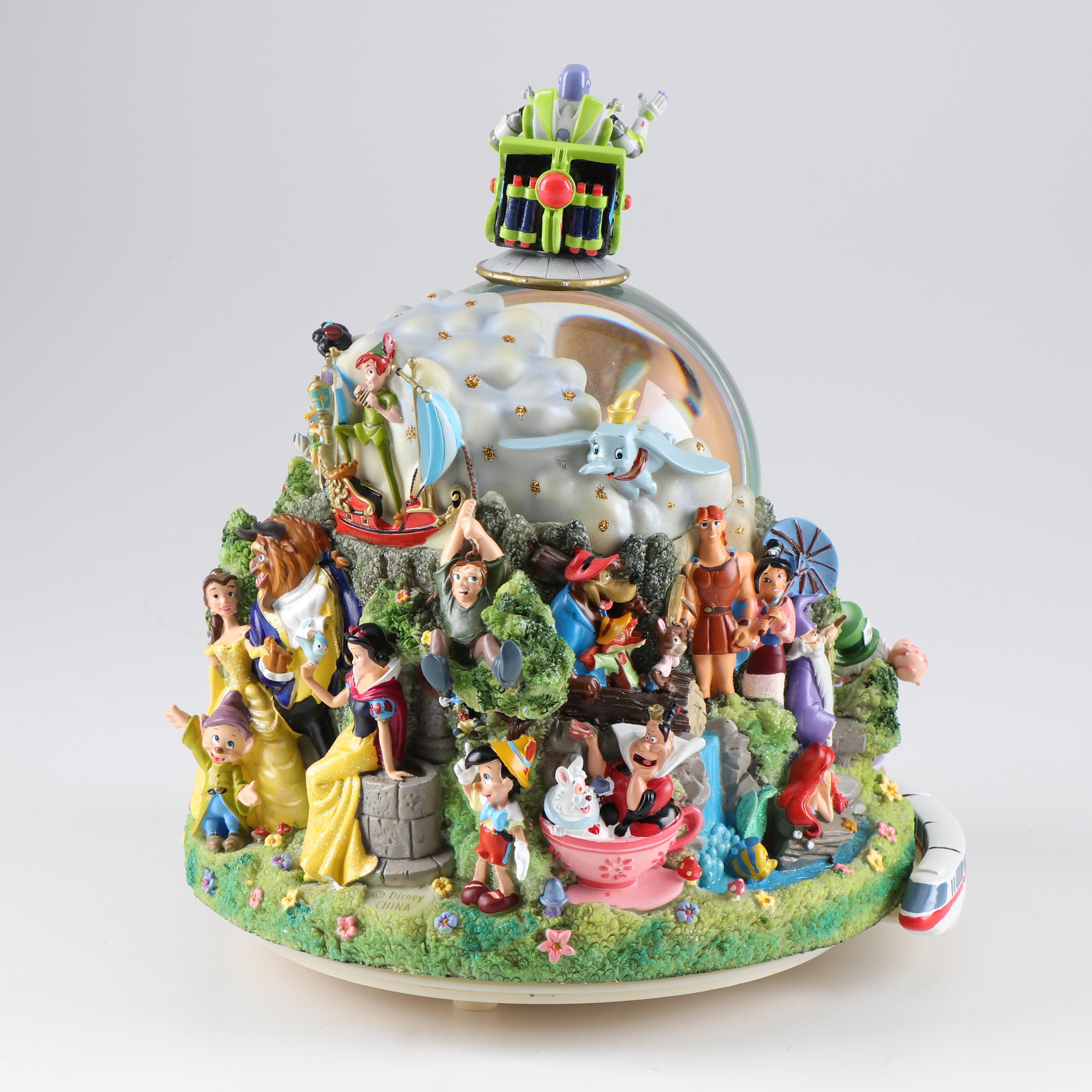 Disney Parks "Zip A Dee Doo Dah" Musical Snow Globe