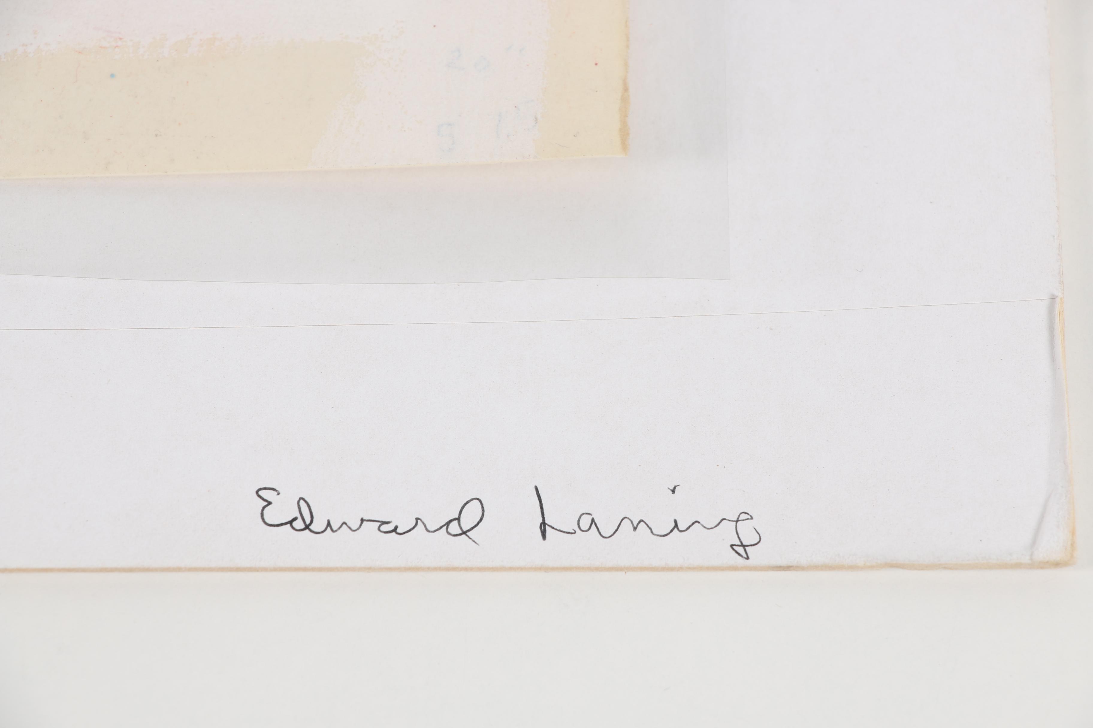 Edward Laning Mid 20th Century Gouache Painting