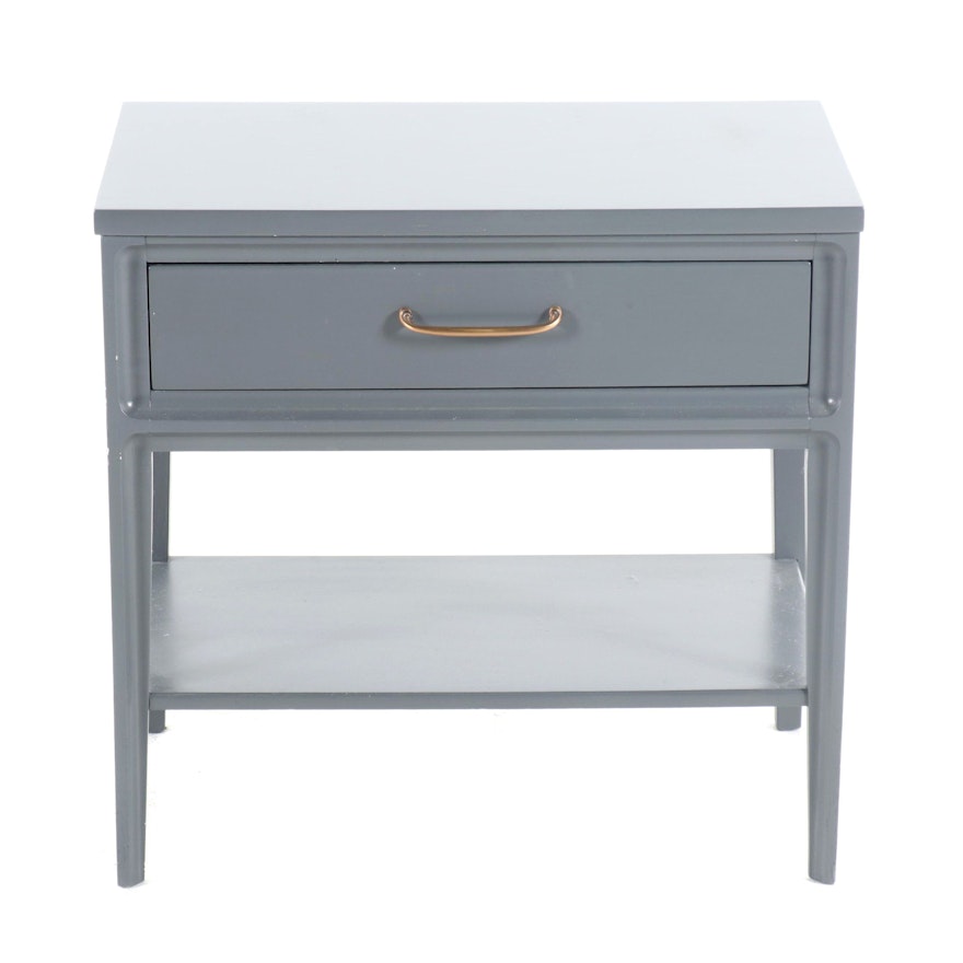Contemporary Painted Wood Side Table