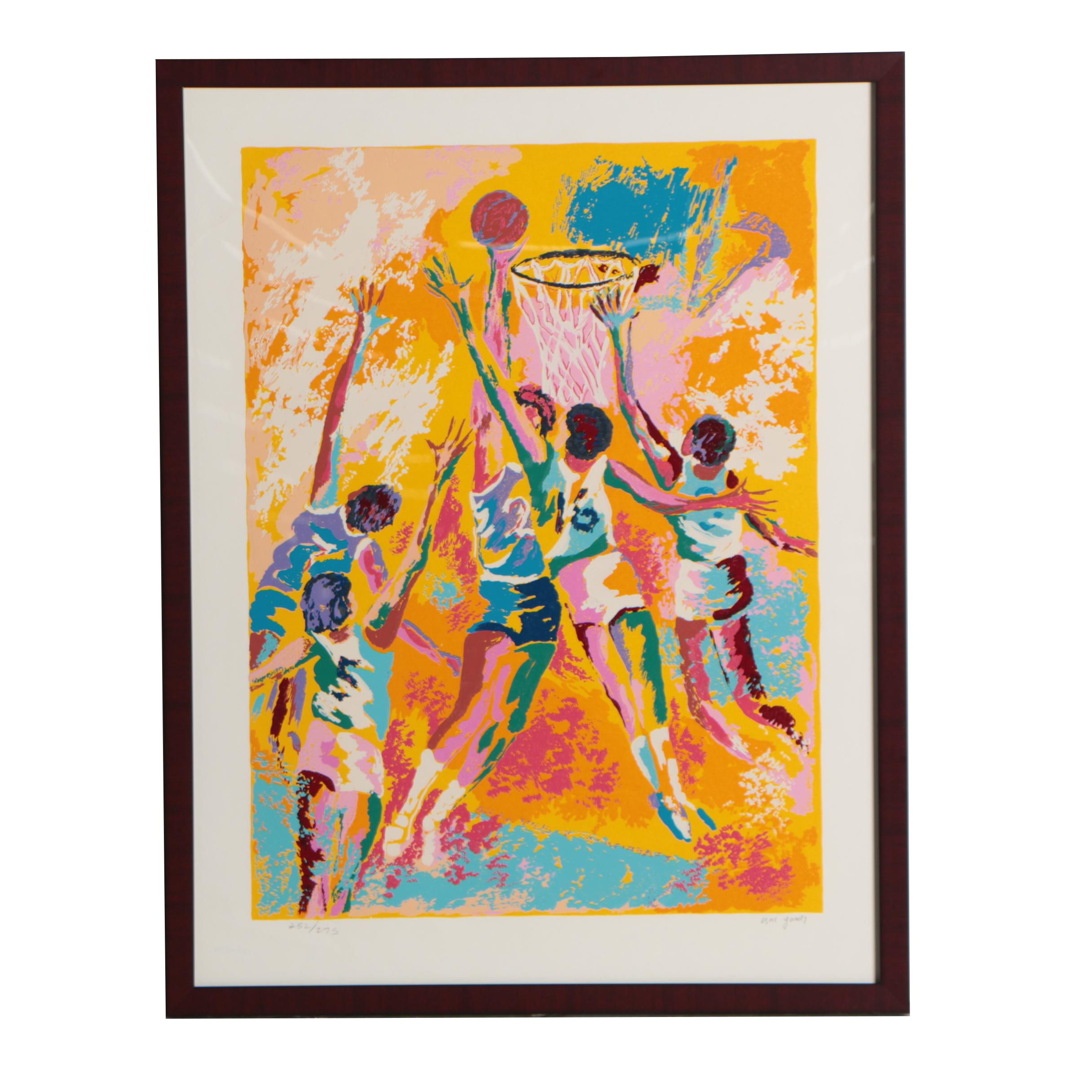 Isac Goody Serigraph "Basketball"