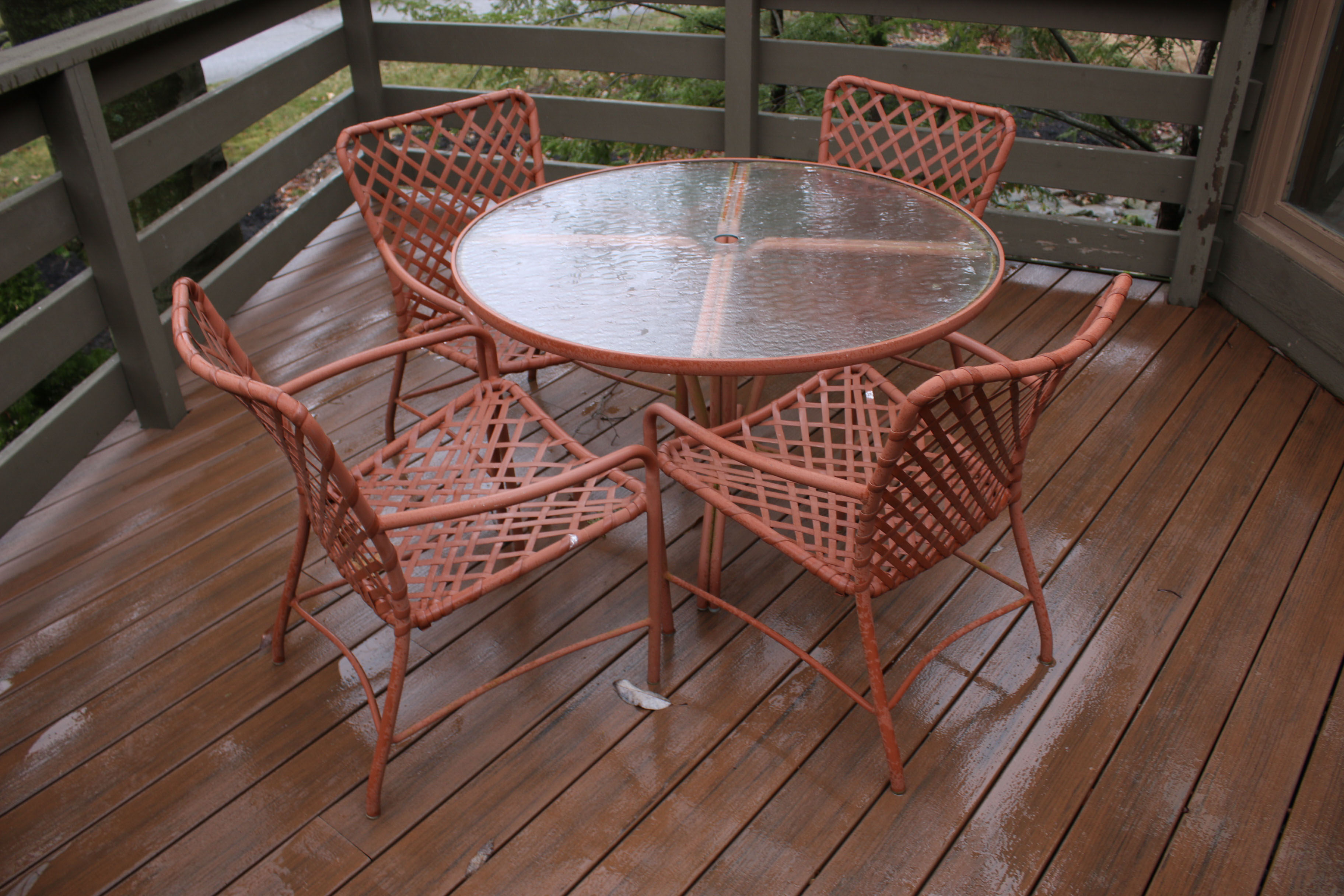 Brown Jordan Patio Dining Set, Vintage