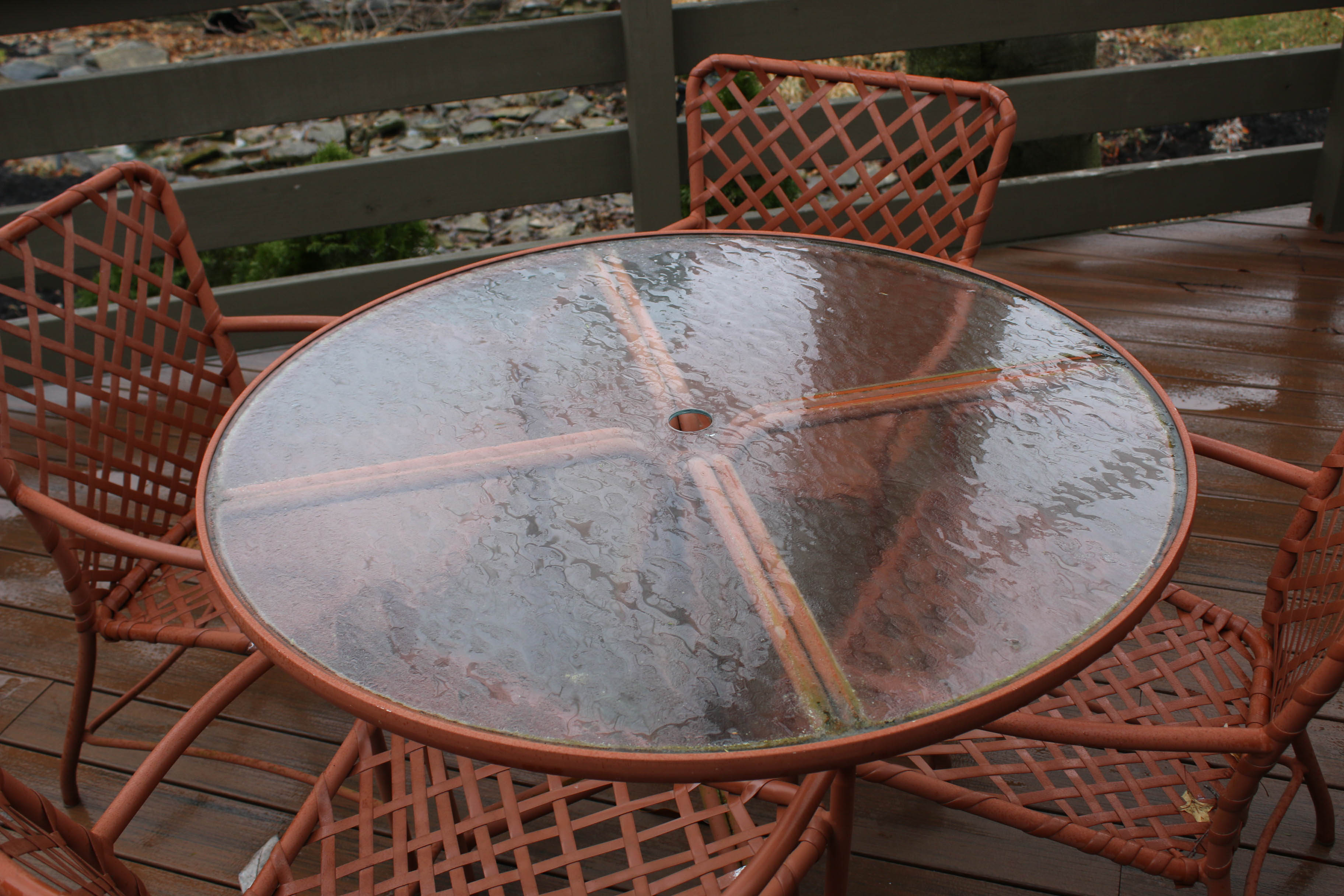 Brown Jordan Patio Dining Set, Vintage