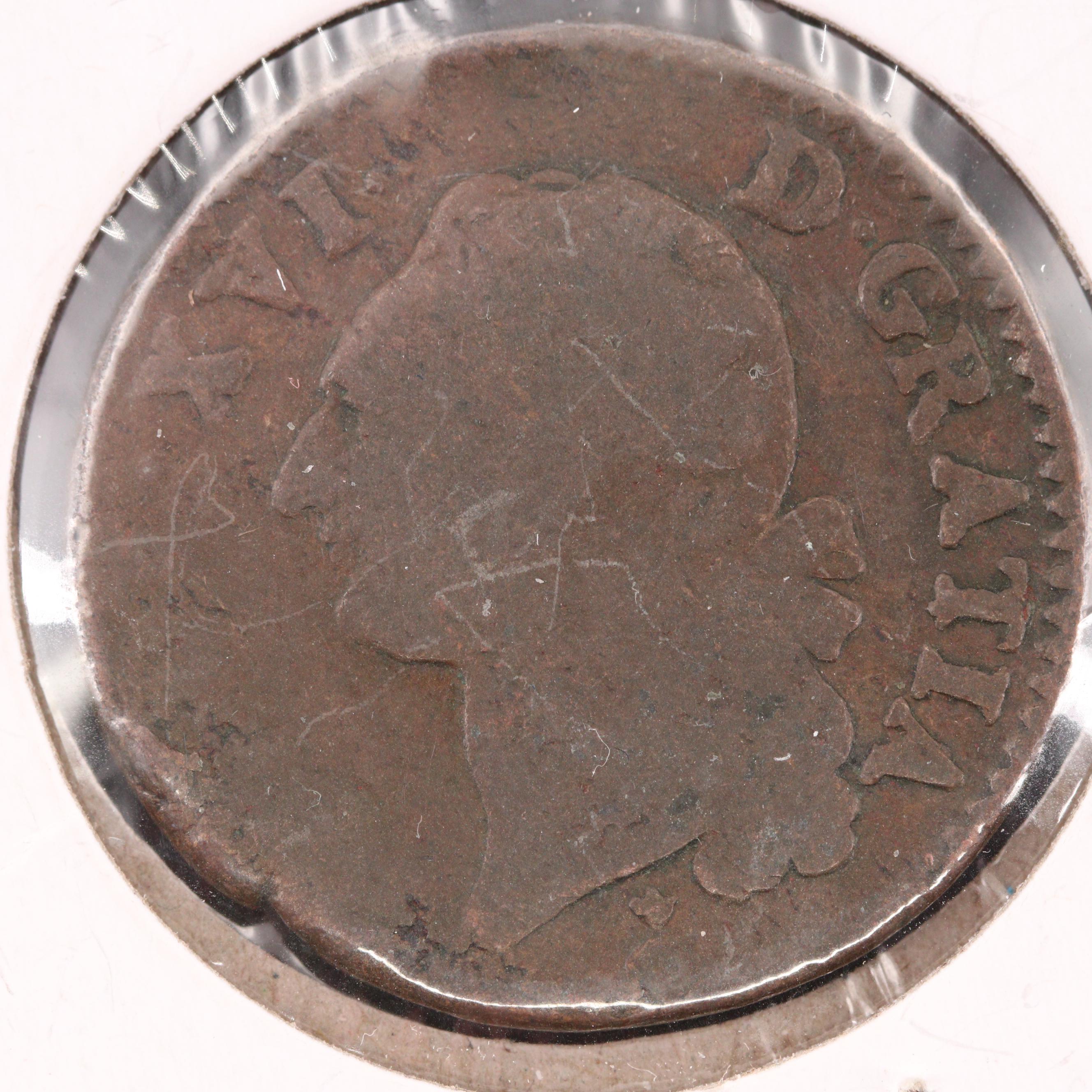 Group of Three 18th Century European Copper Coins