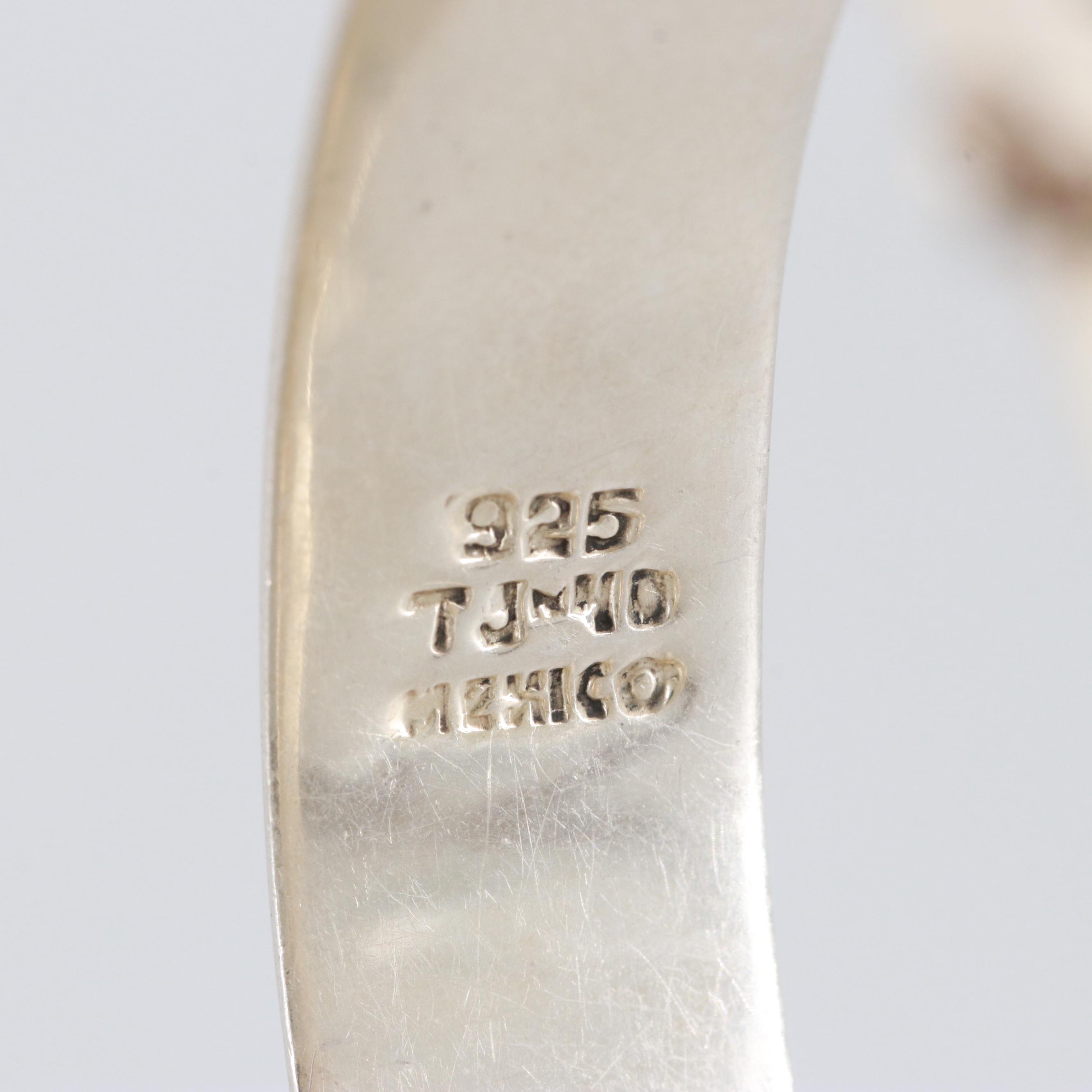 Taxco, Mexico Sterling Silver Bangle Bracelet