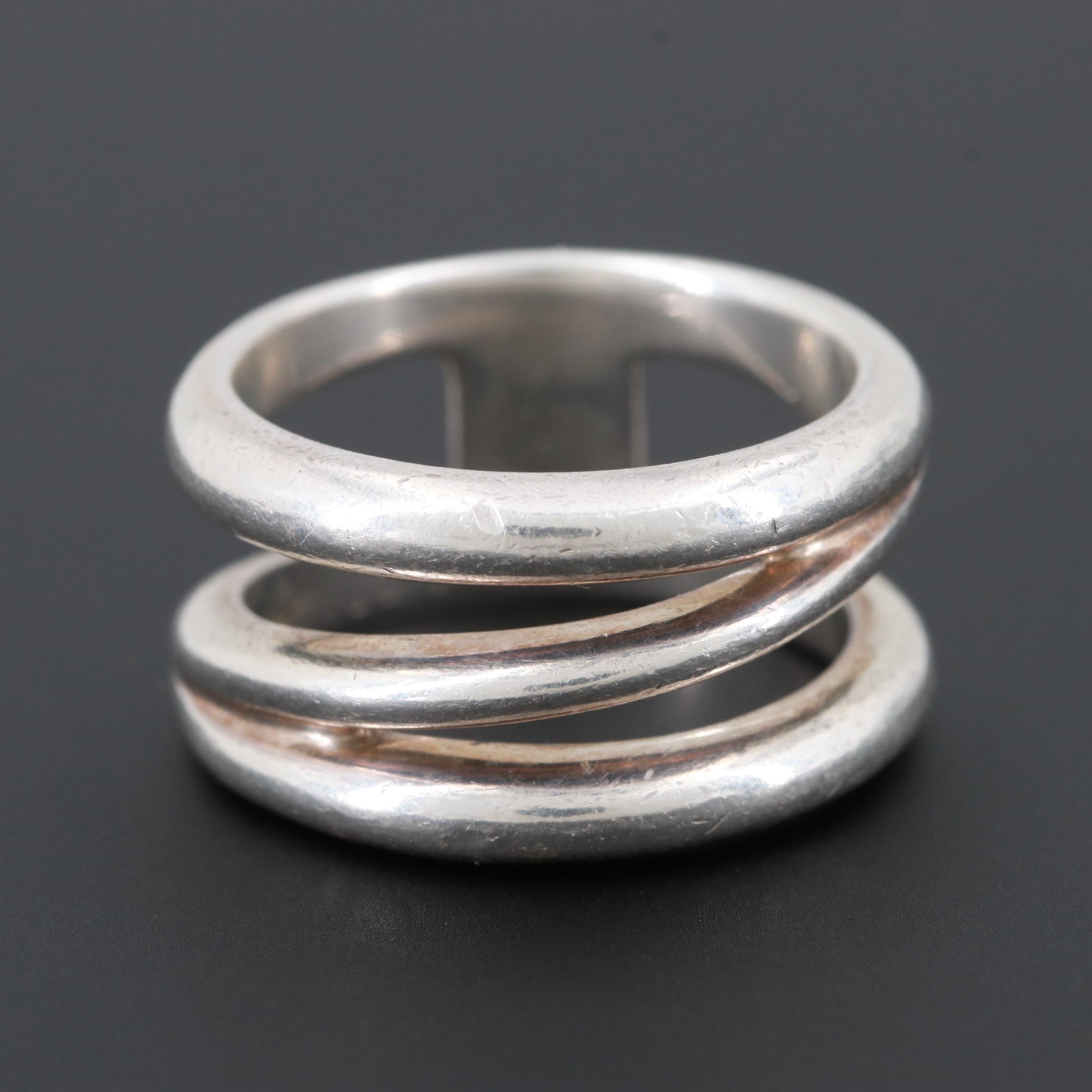 Tiffany & Co. Sterling Silver Triple Band Ring