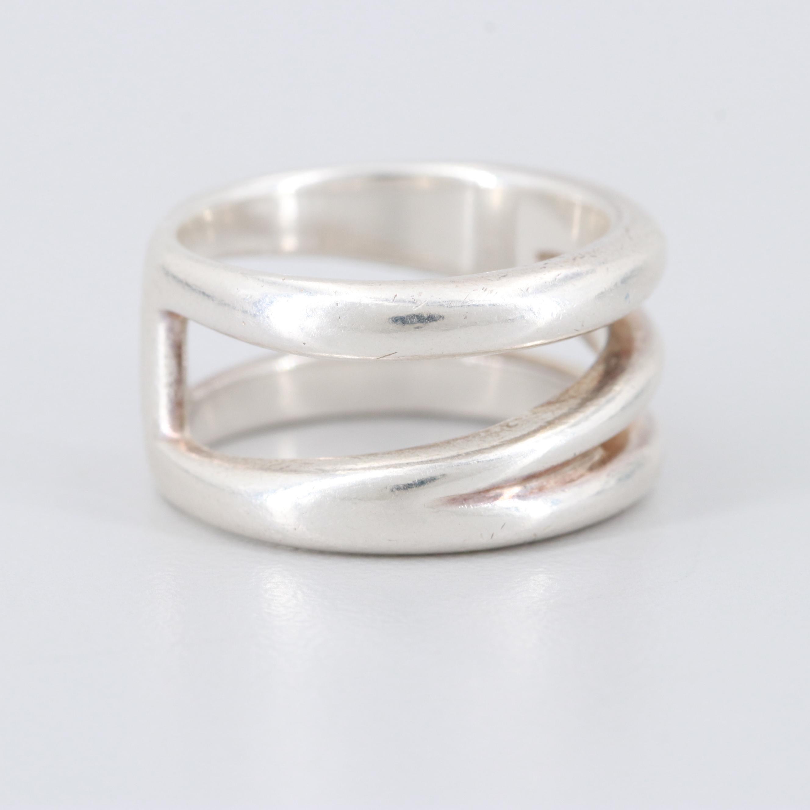 Tiffany & Co. Sterling Silver Triple Band Ring