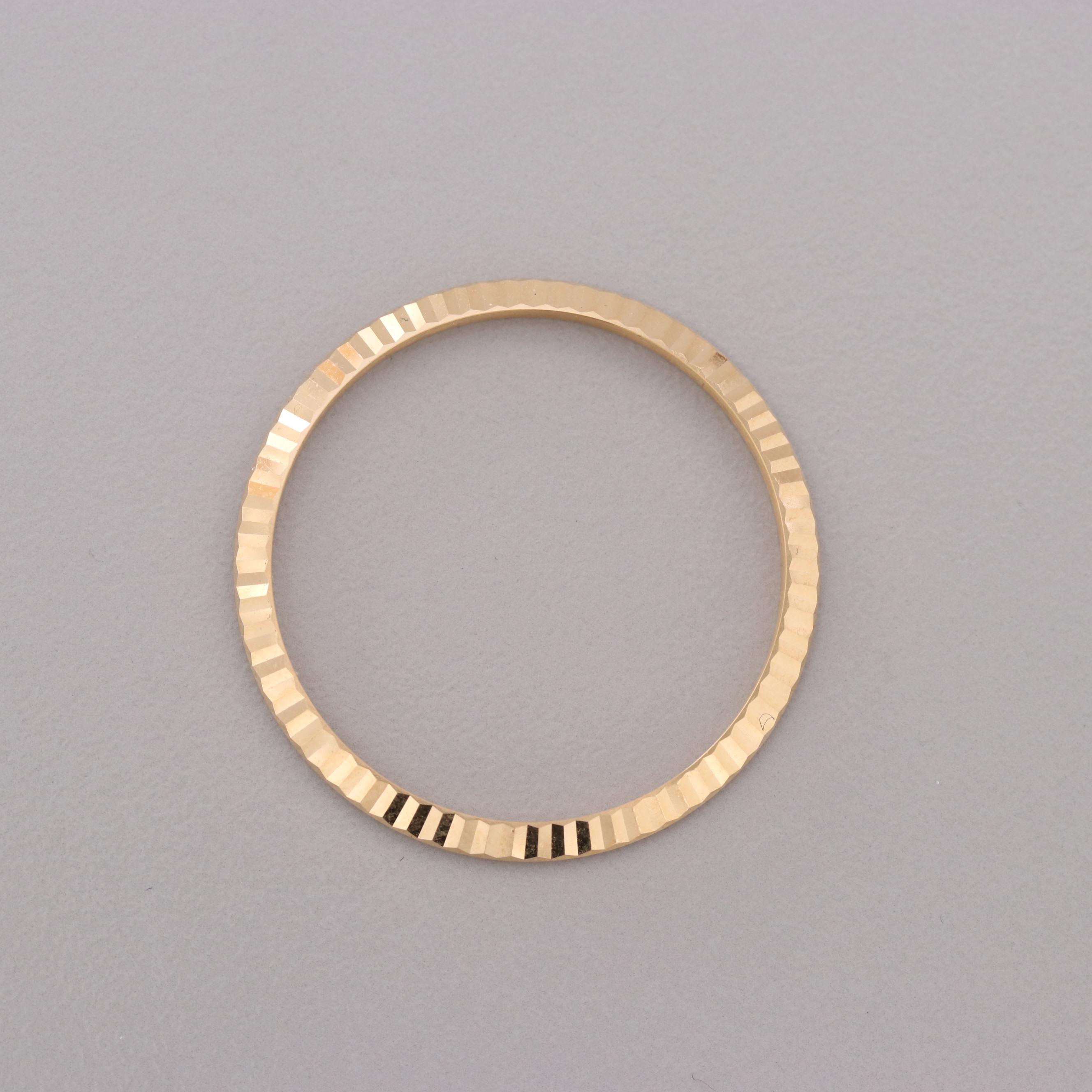 Rolex Datejust 18K Yellow Gold Watch With 1.18 CTW Diamond Bezel and Dial