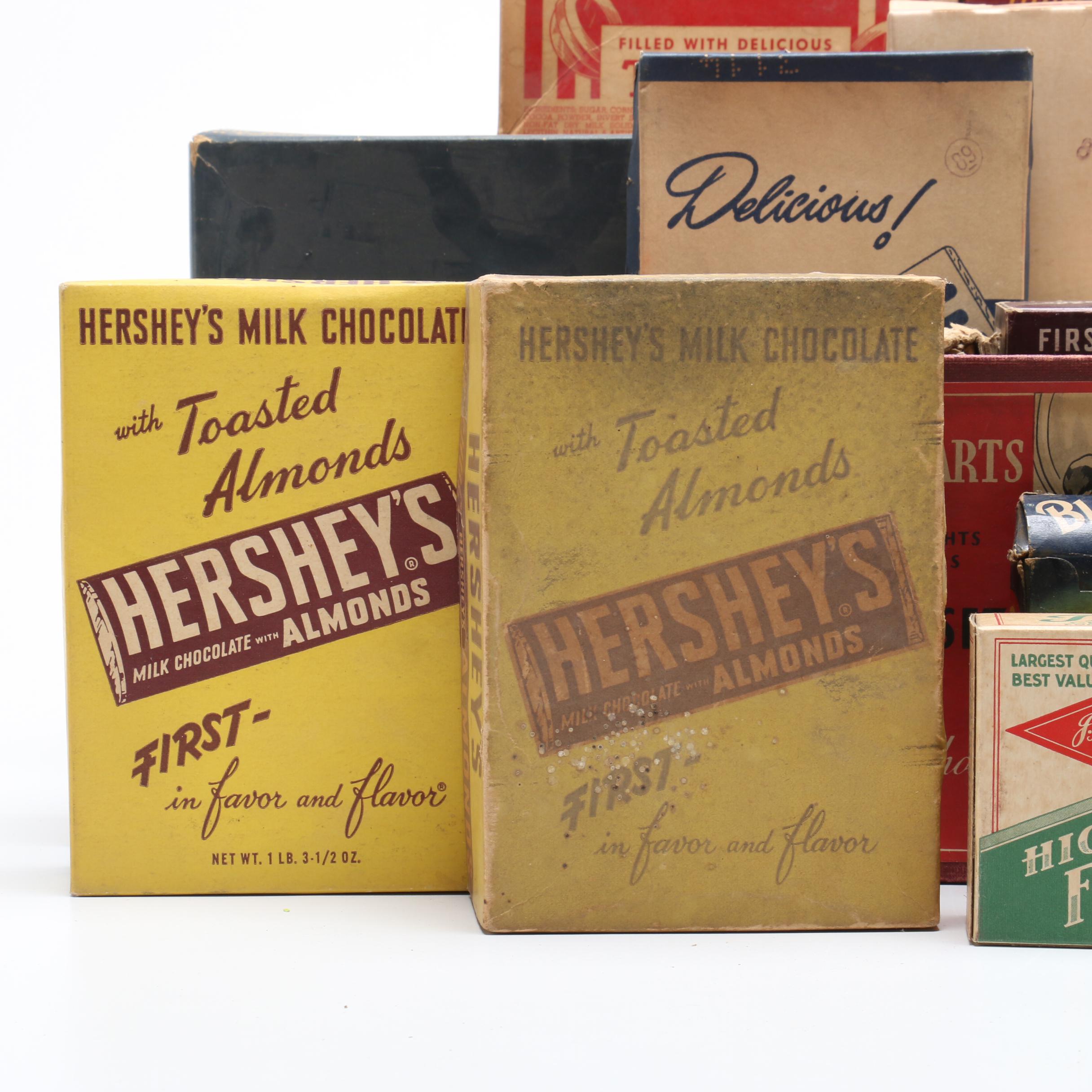 Collection of Vintage Candy Packaging