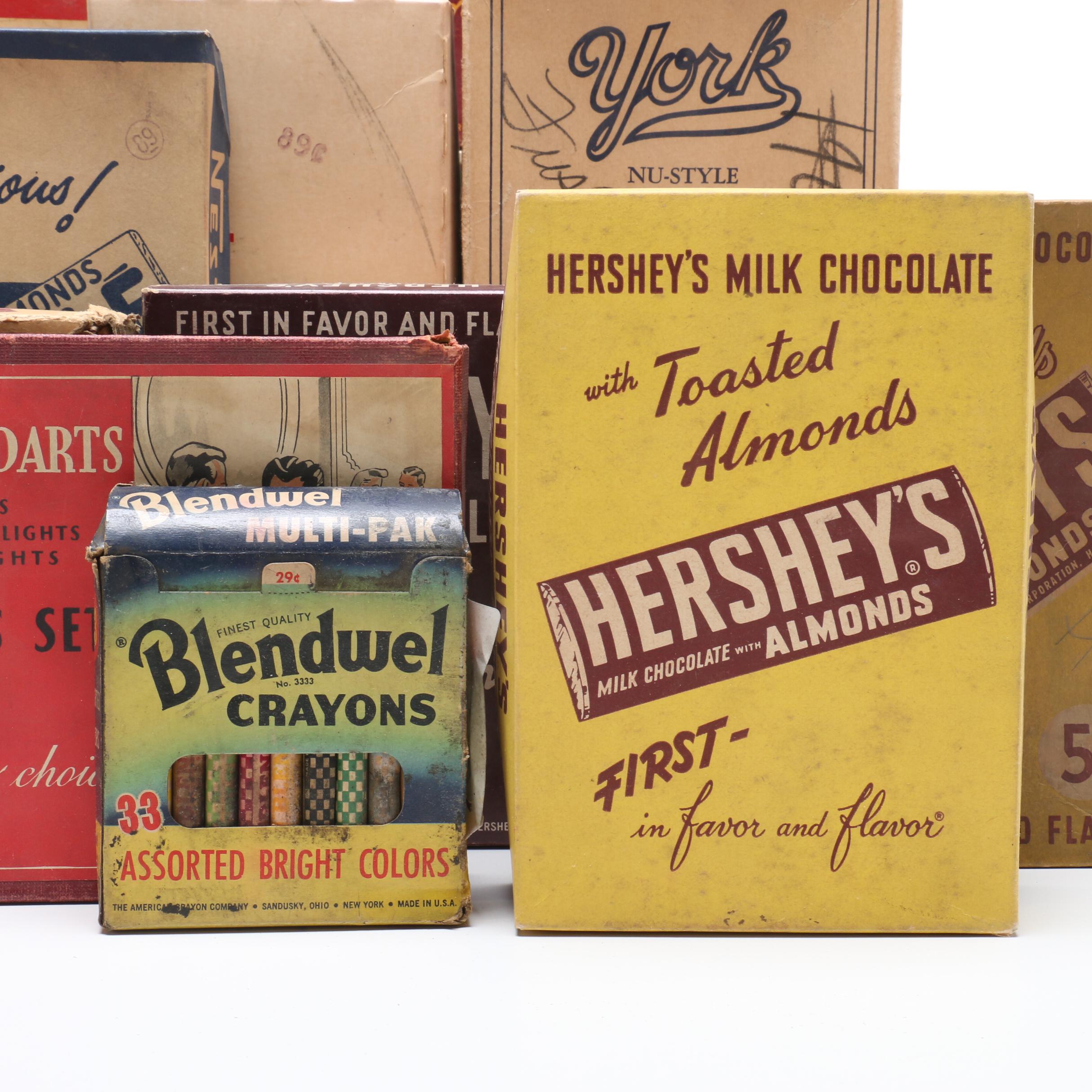 Collection of Vintage Candy Packaging