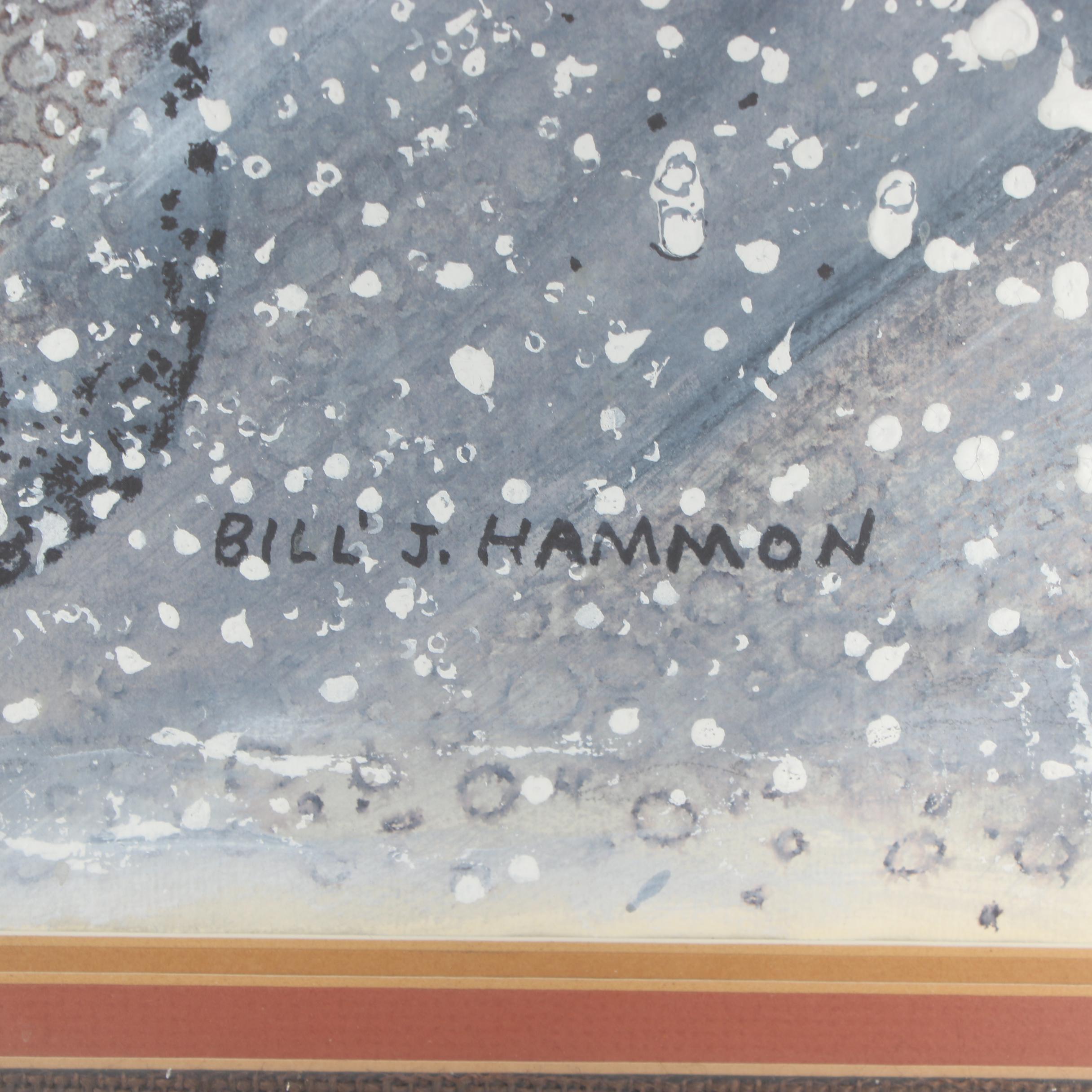 Bill J. Hammon Watercolor Painting