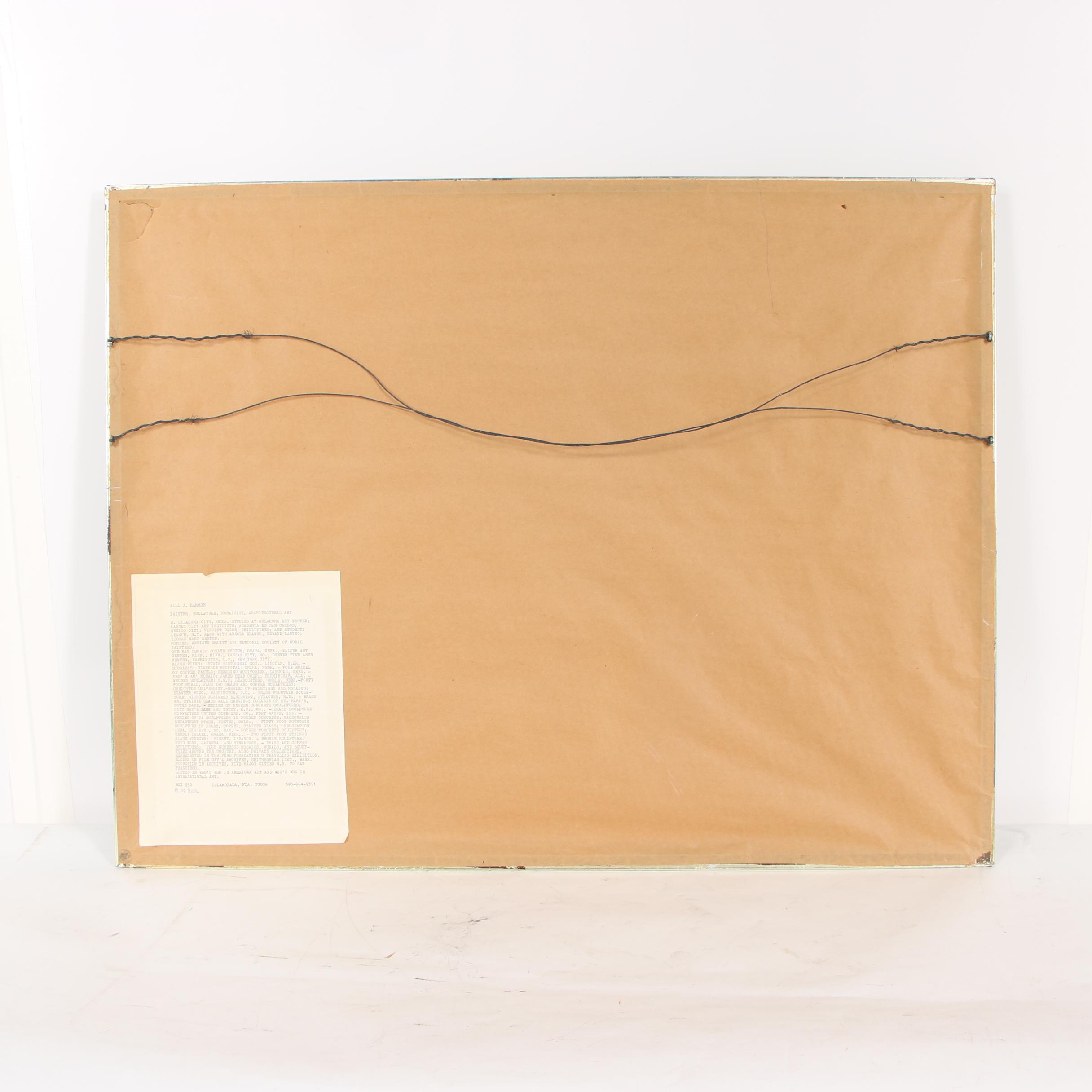 Bill J. Hammon Watercolor Painting