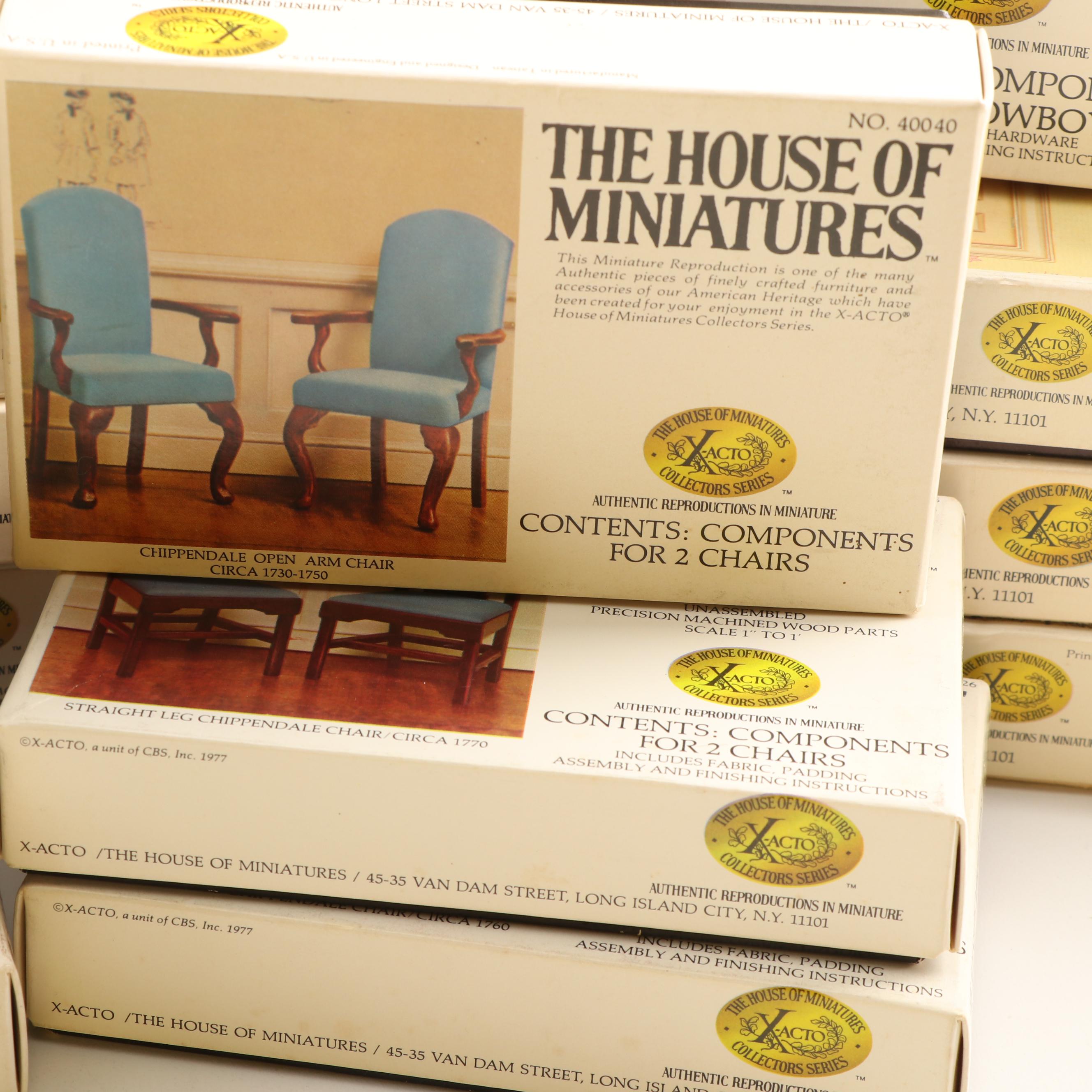 The House of Miniatures, Realife Miniatures and Other Furniture Kits, Vintage